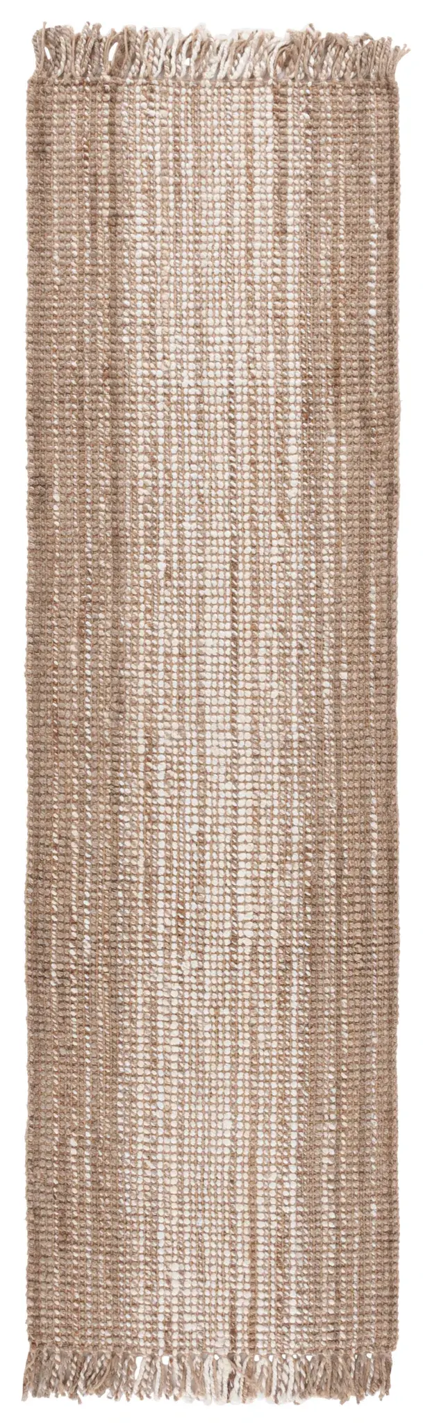 Natural Fiber Ribbed Flatweave Jute Rug