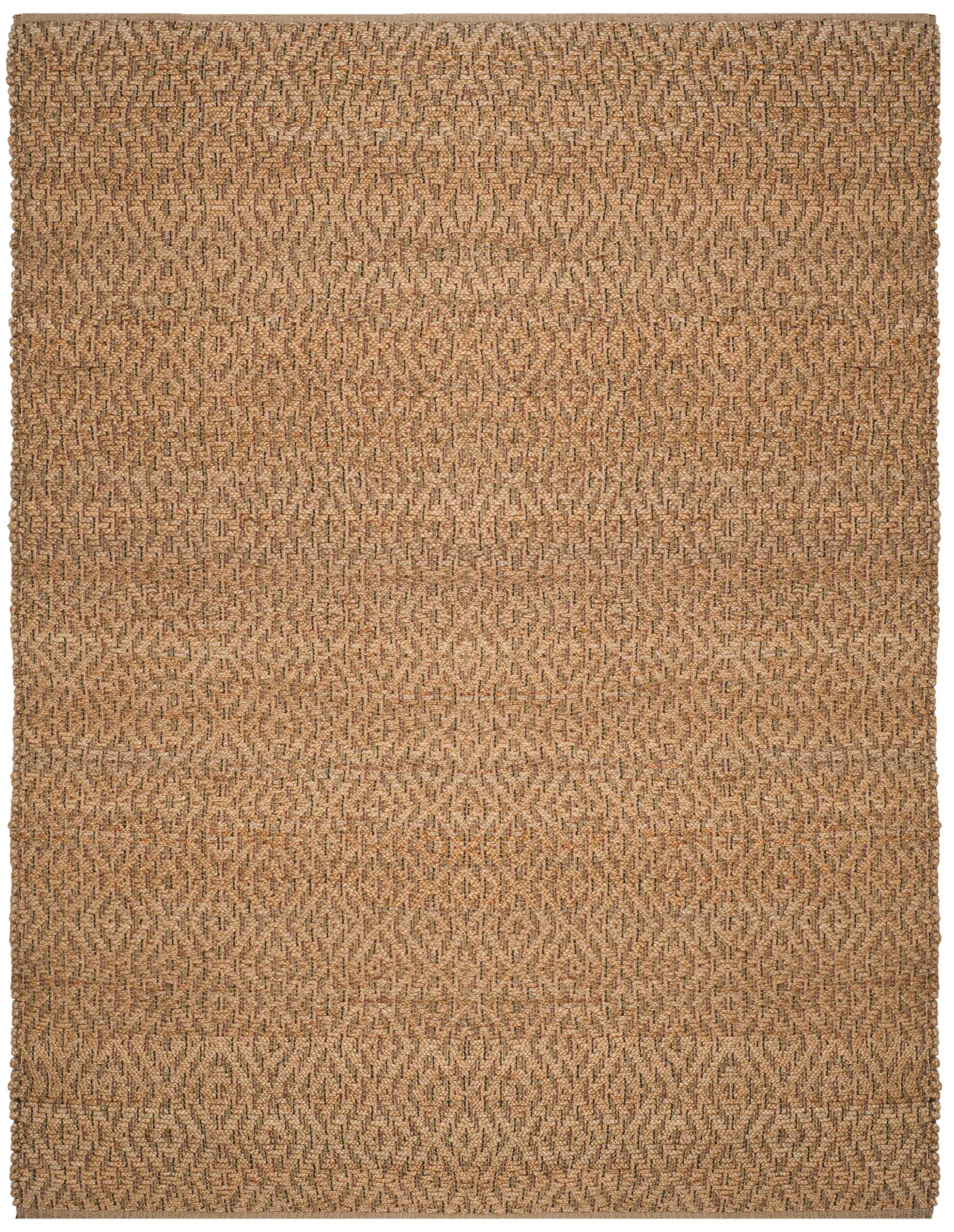 Natural Fiber Micro Diamond Weave Hand-Woven Jute Rug