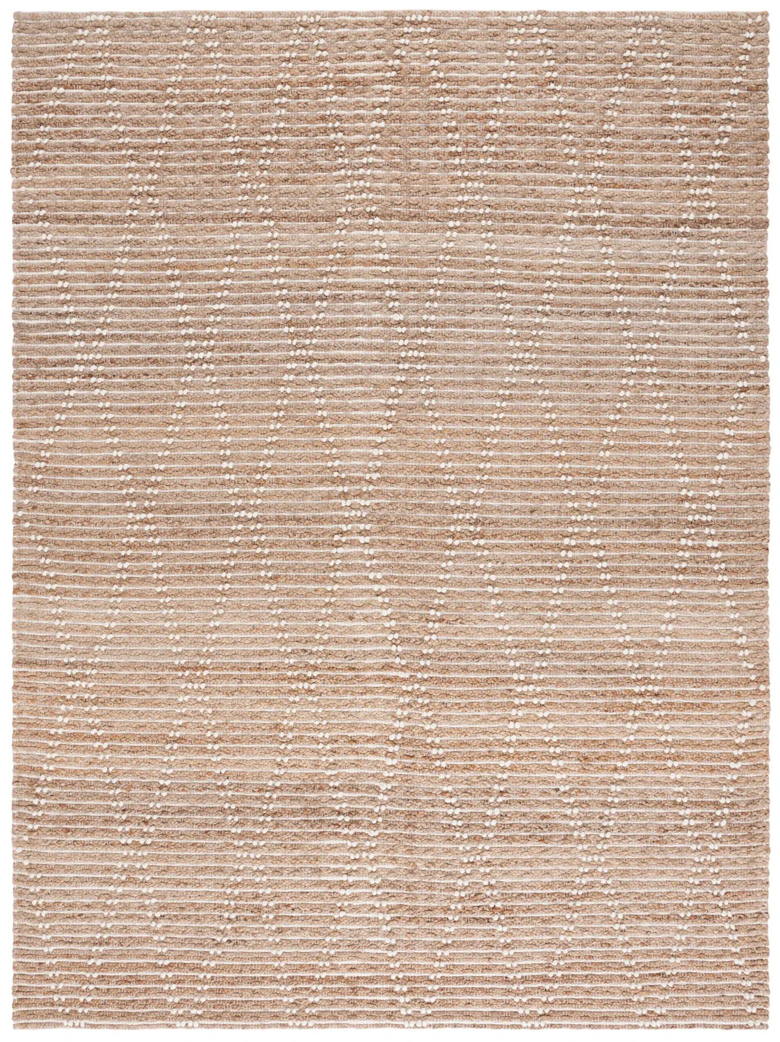 Natural Fiber Diamond Trellis Hand-Woven Jute Rug