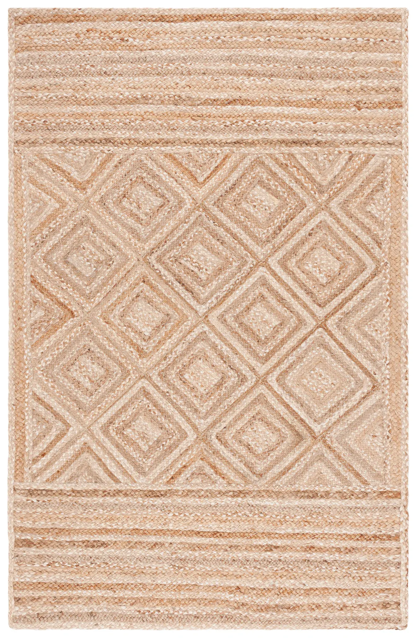 Natural Fiber San Andres Hand-Woven Jute Rug