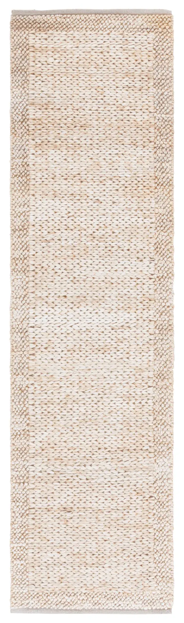 Natural Fiber Bordered Hand-Woven Jute Rug