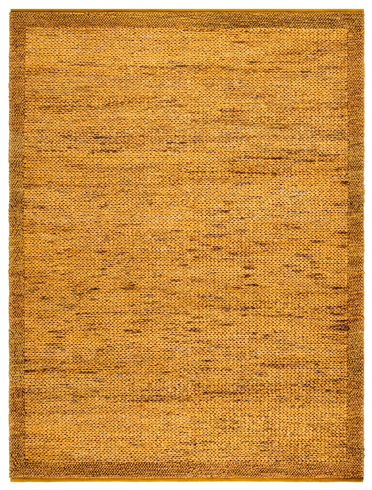 Natural Fiber Bordered Hand-Woven Jute Rug