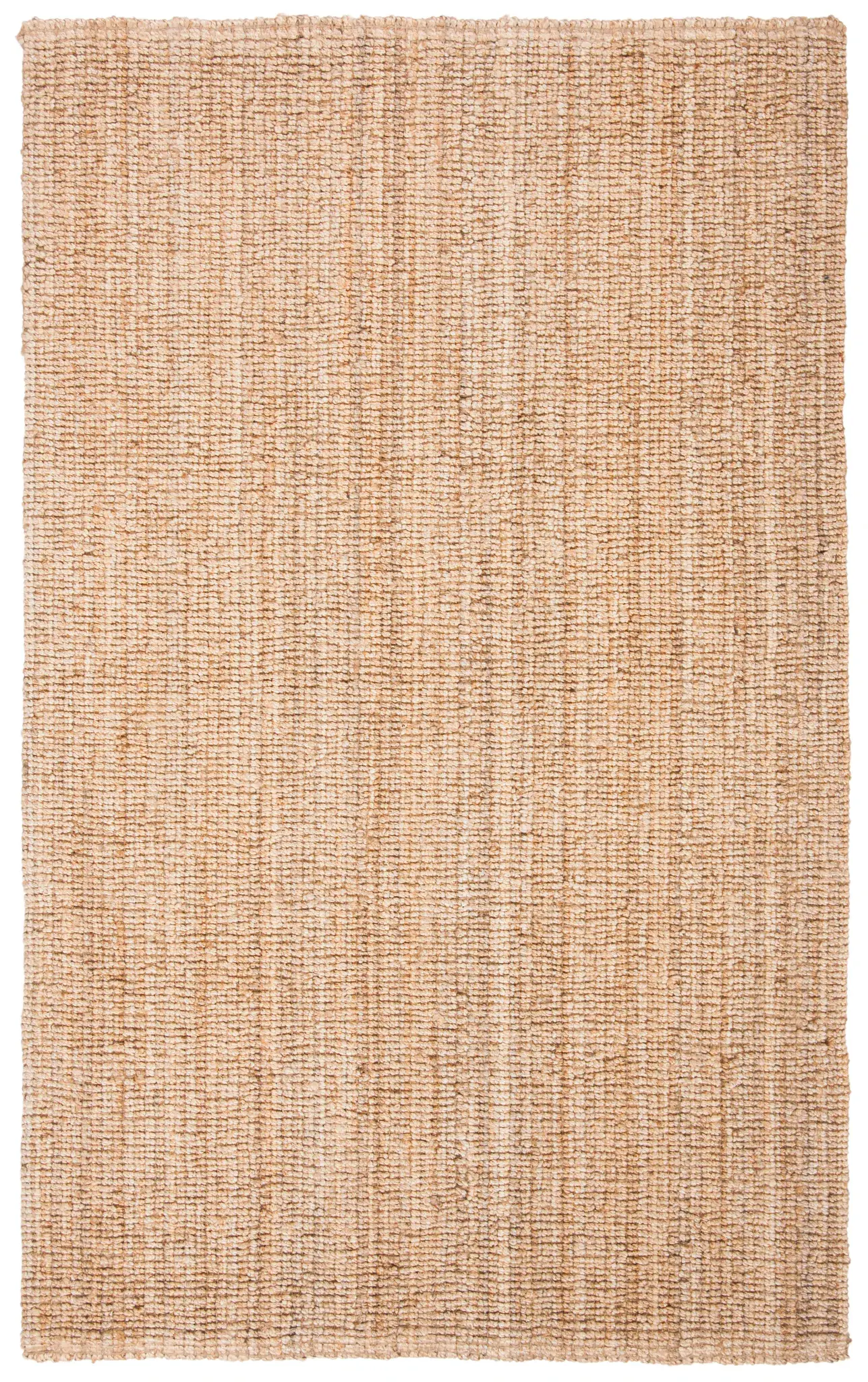 Natural Fiber Coastal Solid Hand-Loomed Jute Hand-Loomed Rug