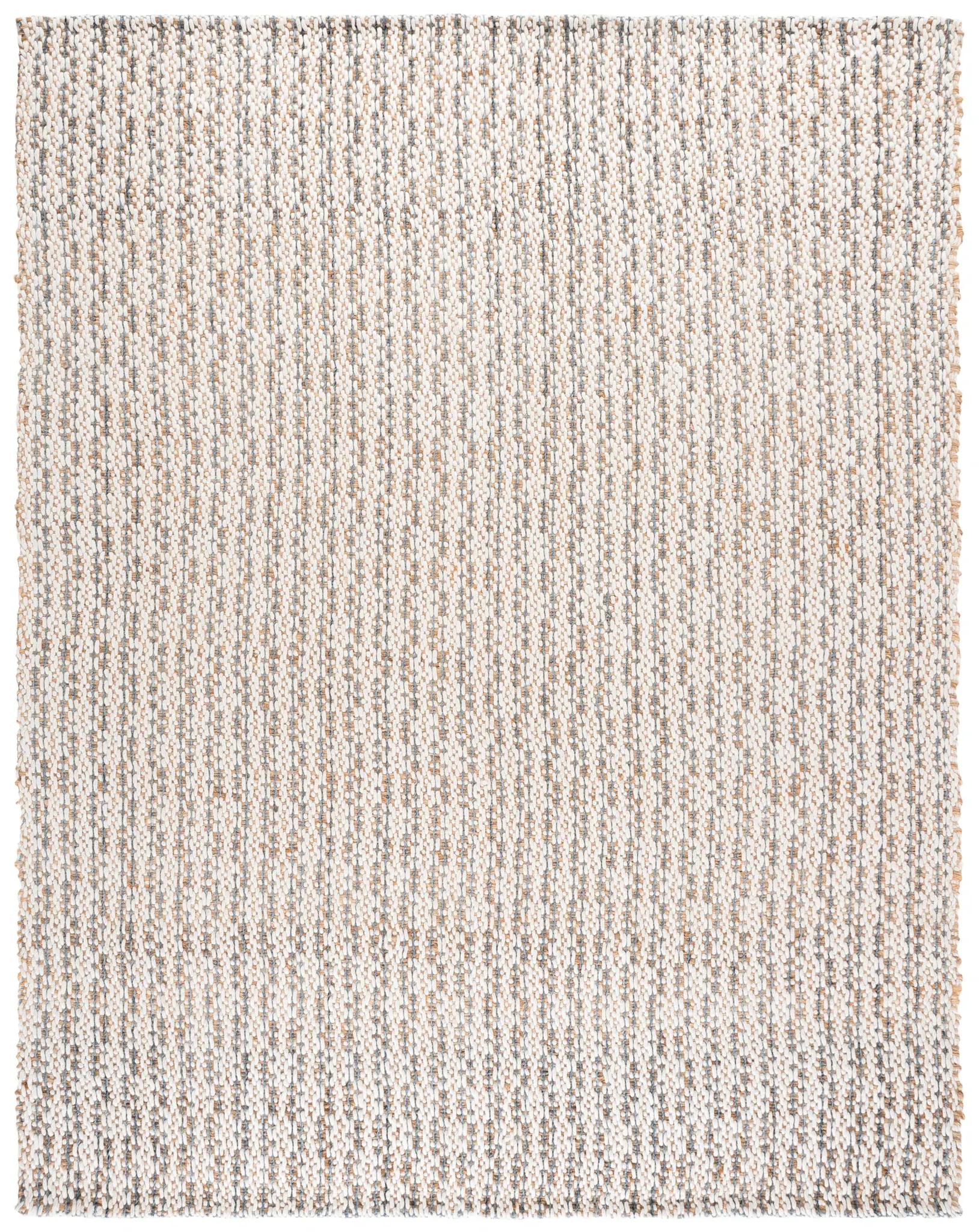 Natural Fiber Basketweave Hand-Loomed Jute Rug