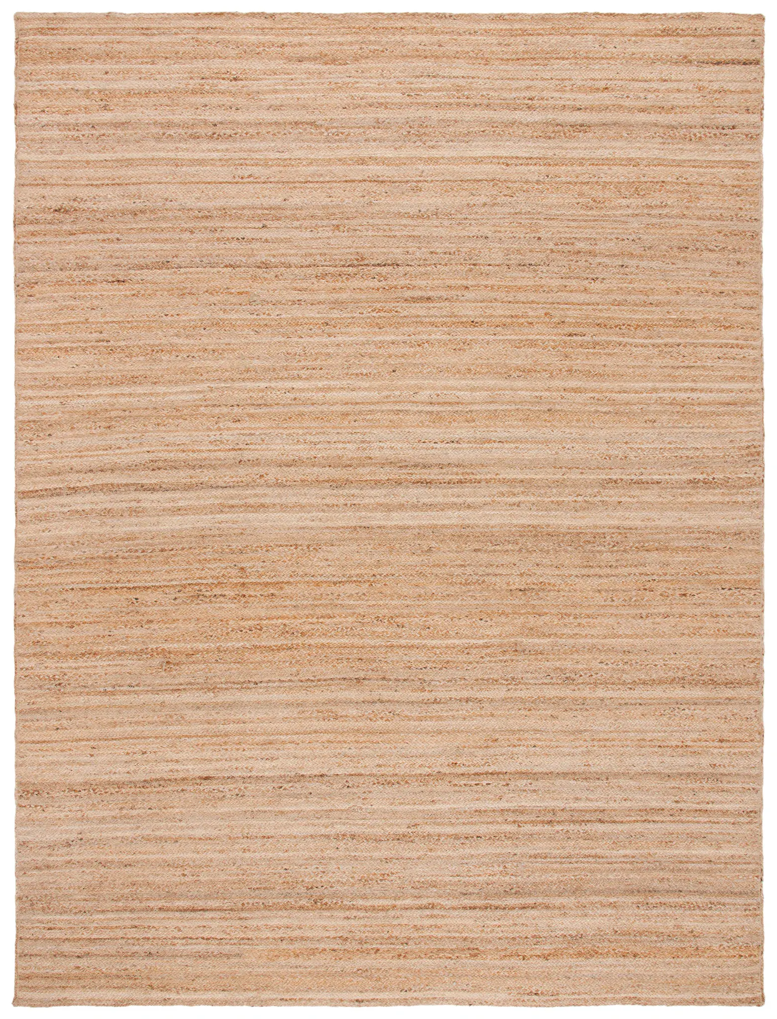 Natural Fiber Ribbed Stripe Jute Rug