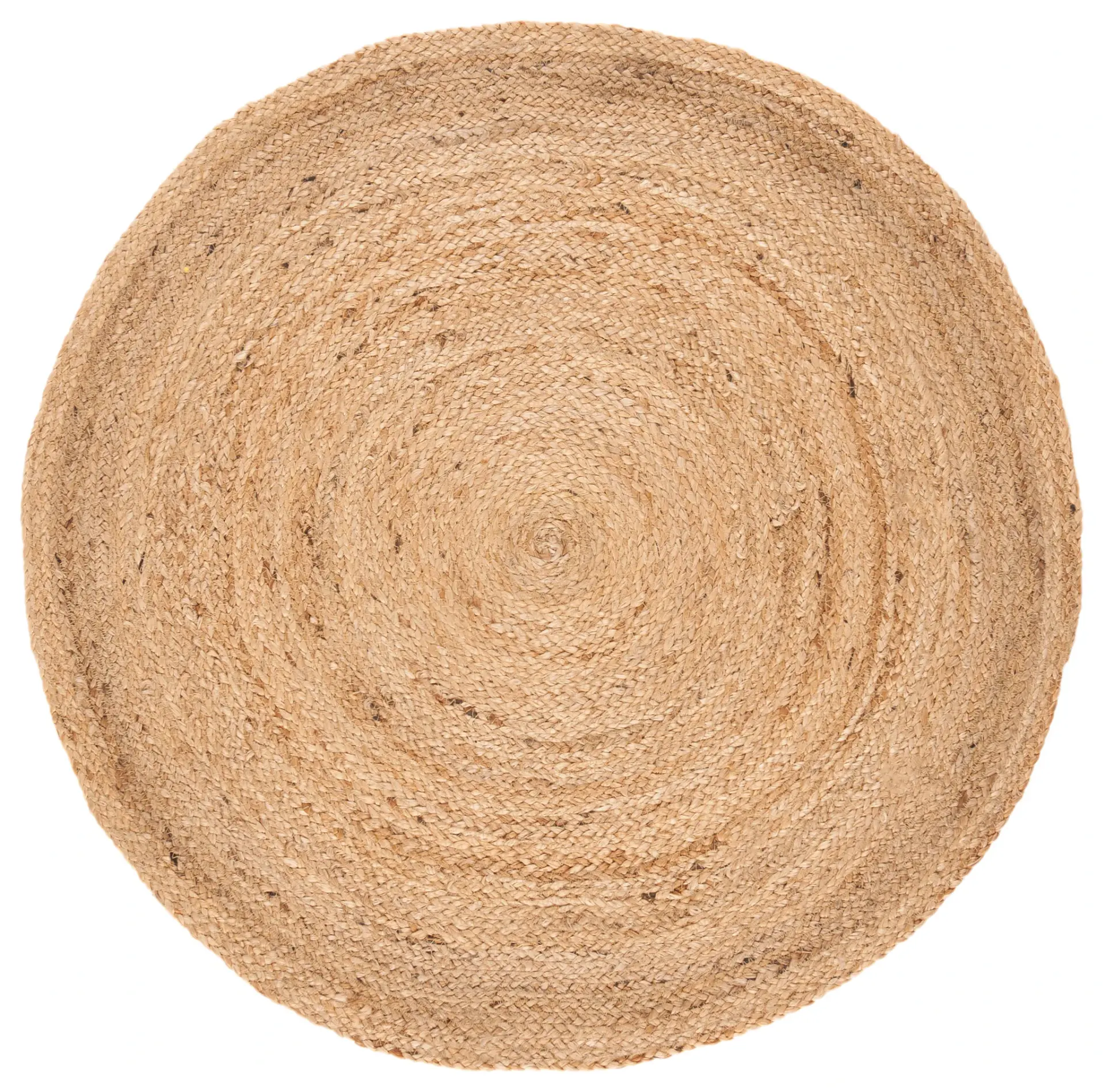 Natural Fiber Spiral Flatweave Jute Rug