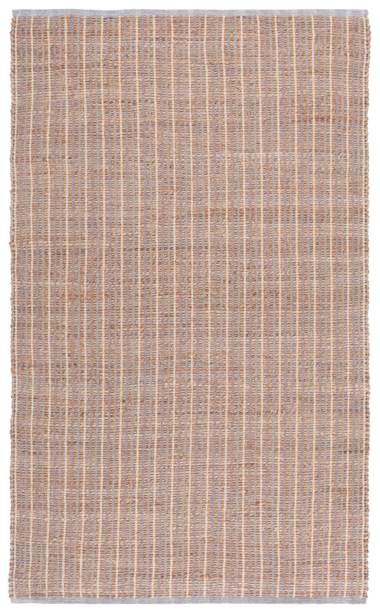 Natural Fiber Plaid Hand-Woven Rug