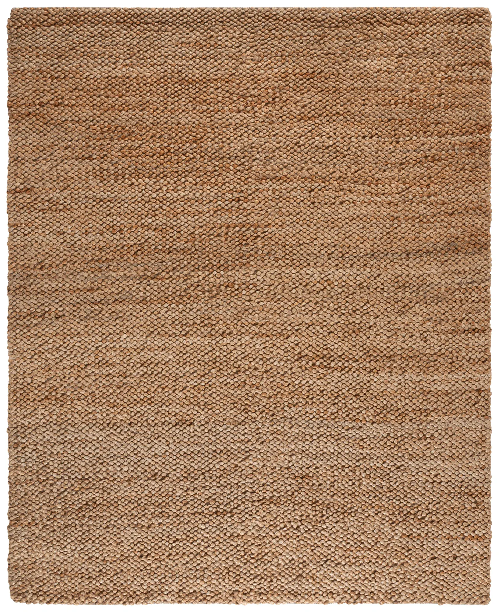 Natural Fiber Pebbled Flatweave Jute Rug