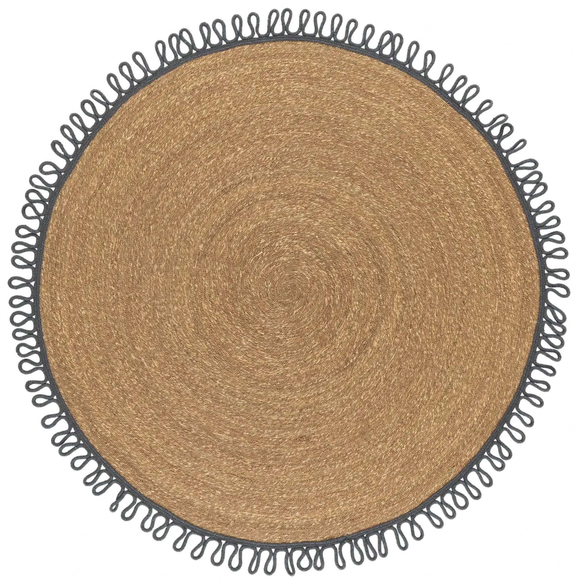 Natural Fiber Coastal Braided Seagrass Rug