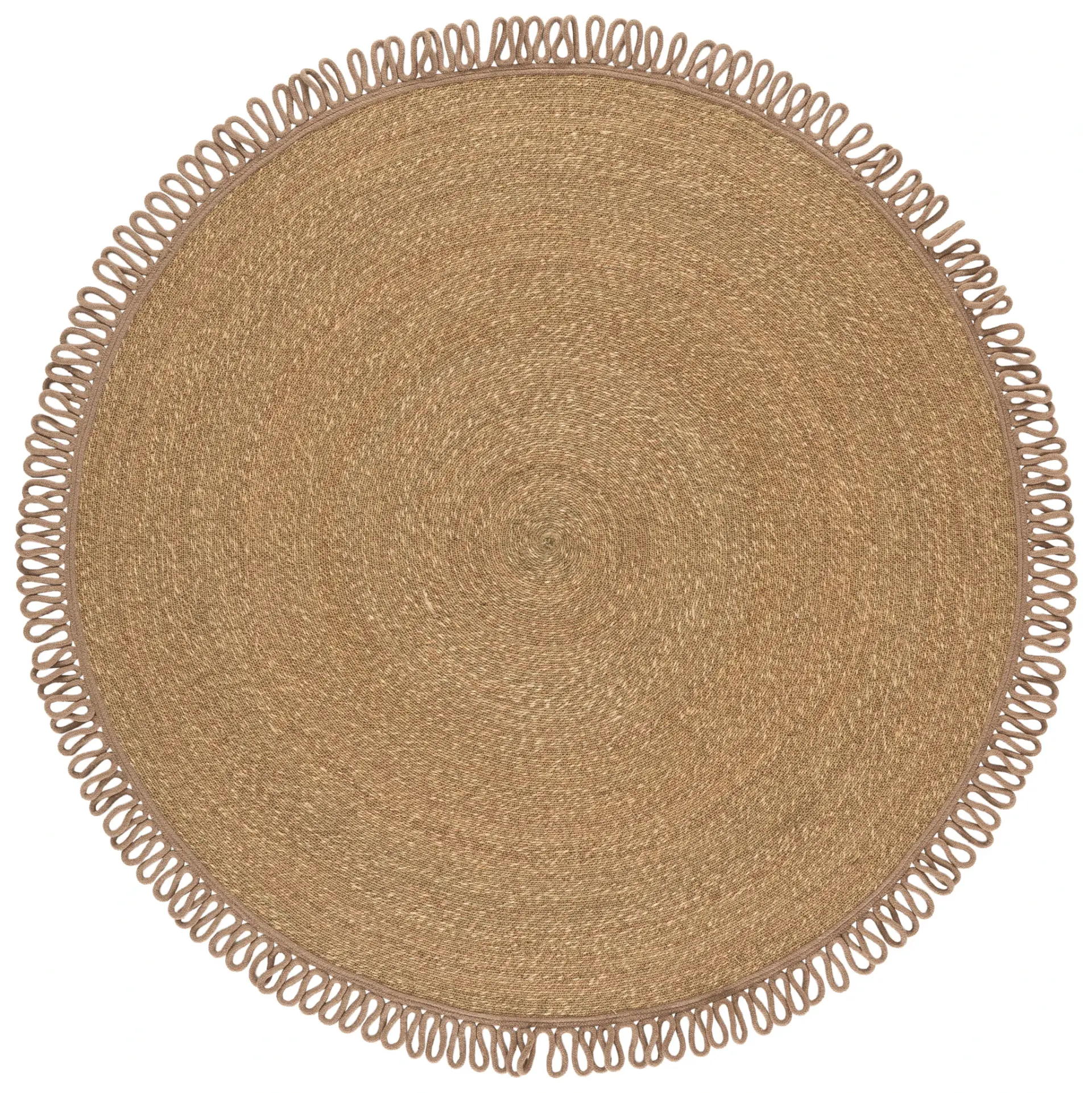 Natural Fiber Coastal Braided Seagrass Rug