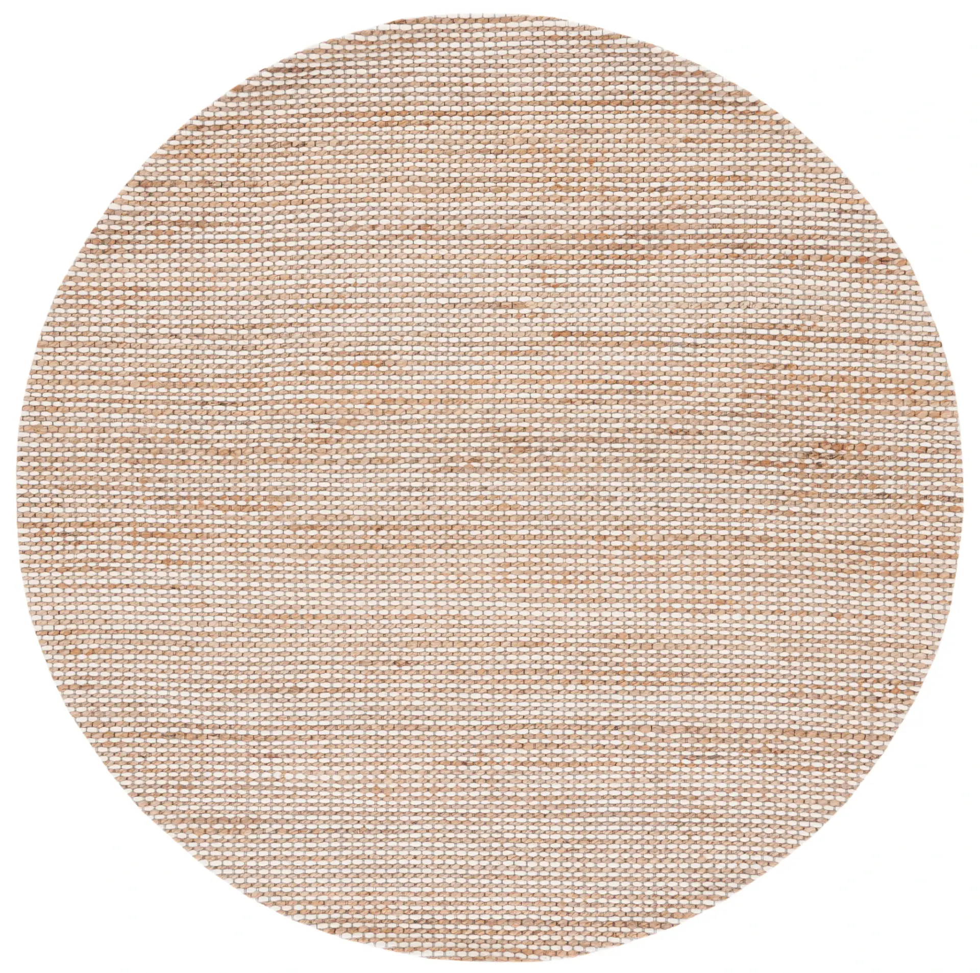 Natural Fiber Ribbed Hand-Tufted Rug