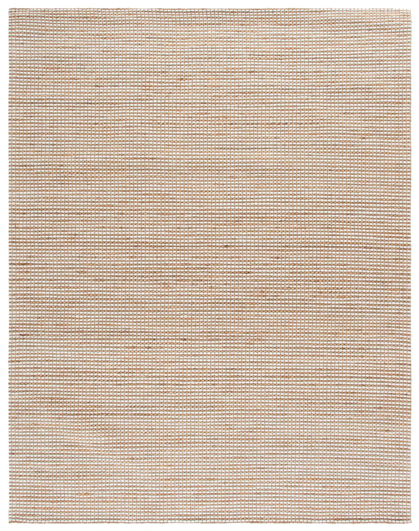 Natural Fiber Ribbed Hand-Tufted Rug