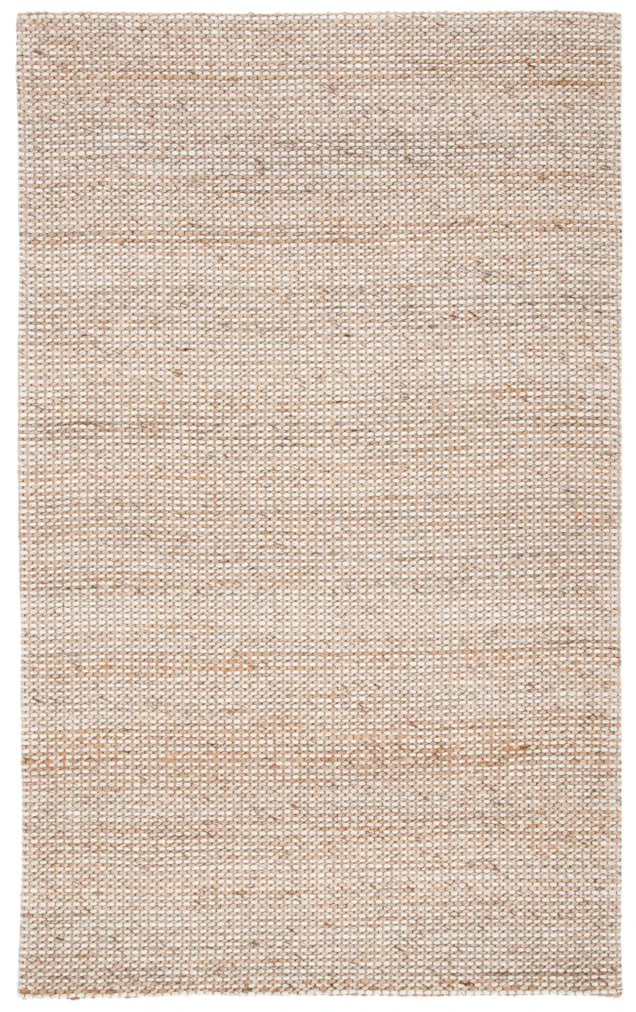 Natural Fiber Ribbed Hand-Tufted Rug