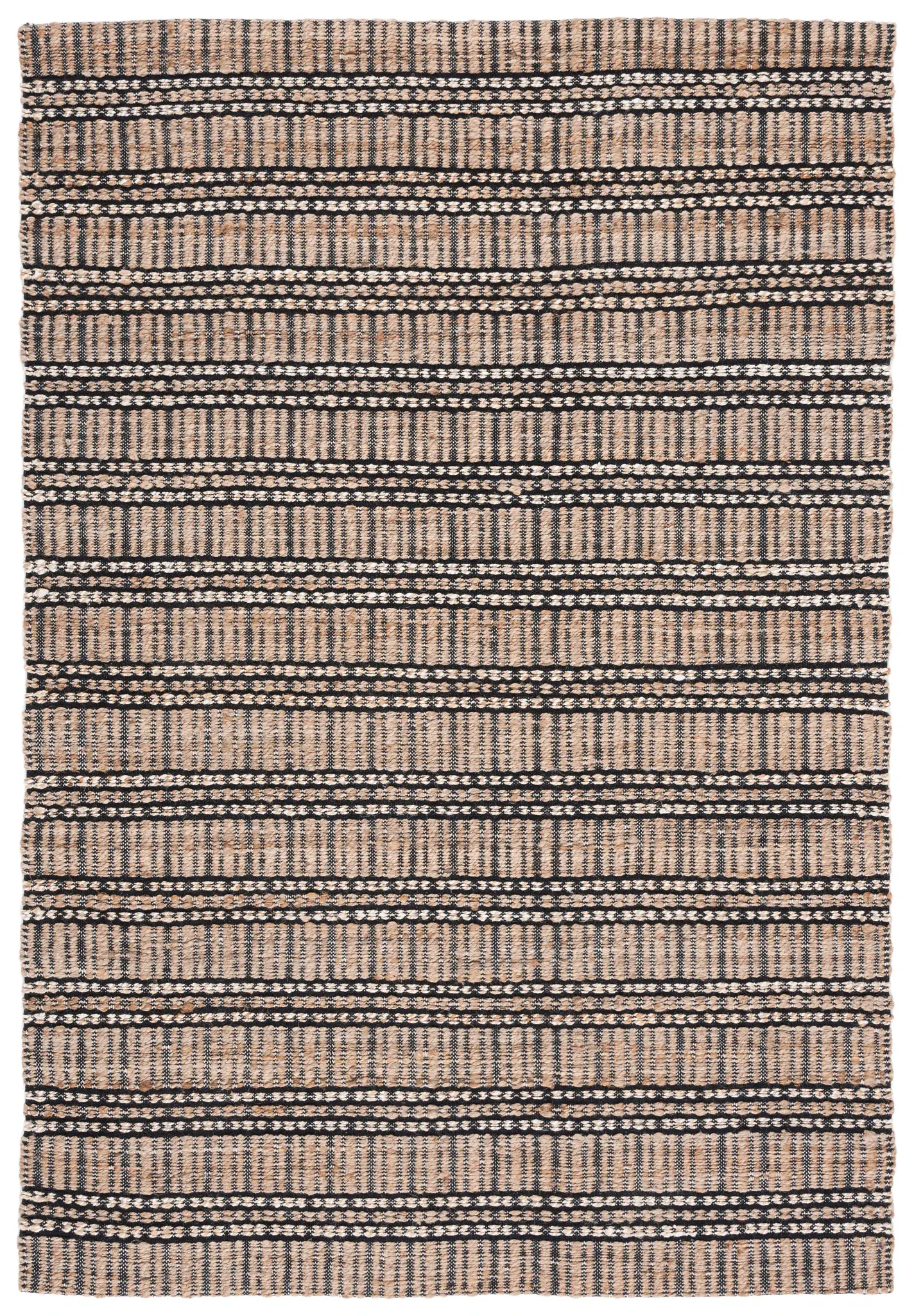Natural Fiber Pinstripe Flatweave Rug