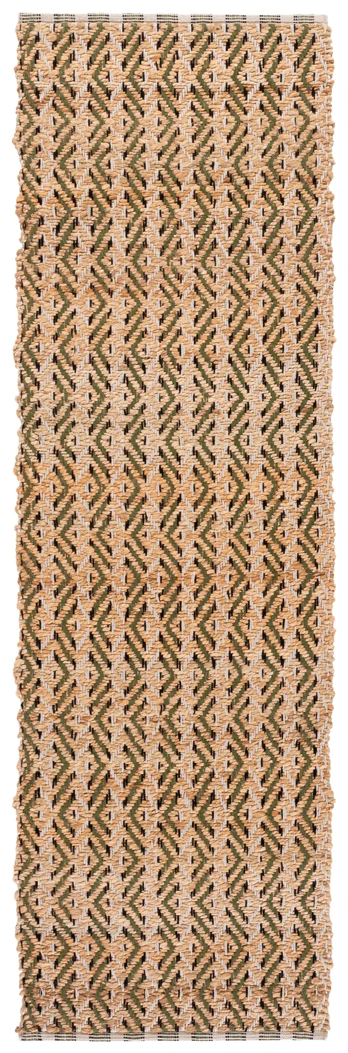 Natural Fiber Diamond Flatweave Jute Rug