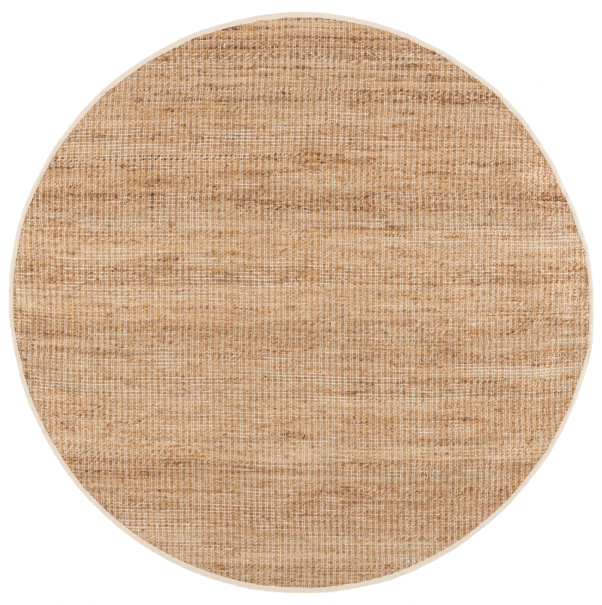 Natural Fiber Coastal Ribbed Jute Rug