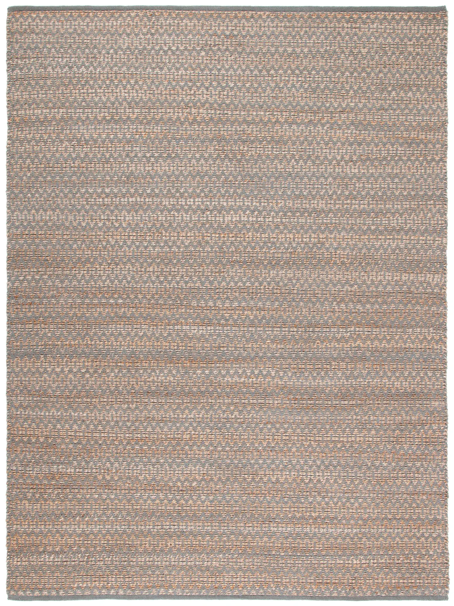 Natural Fiber Diamond Grid Rug