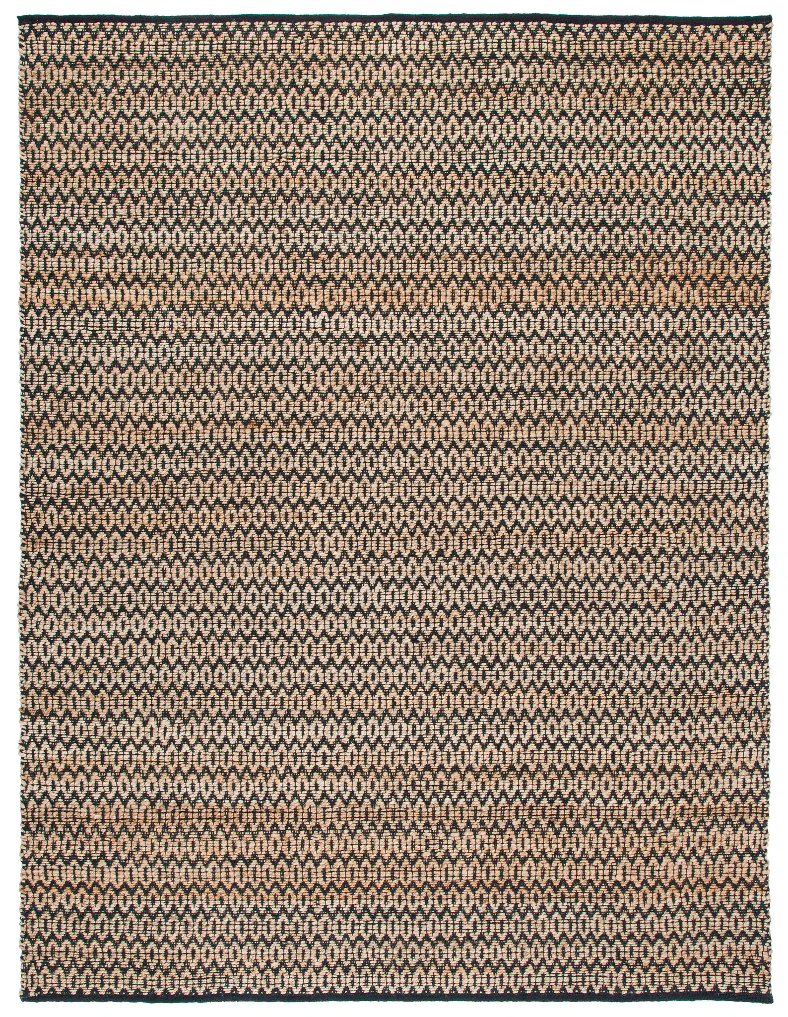 Natural Fiber Diamond Grid Rug
