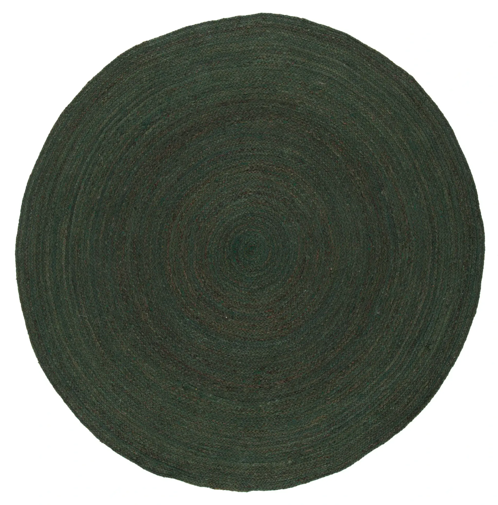 Natural Fiber Braided Round Hand-Woven Jute Rug