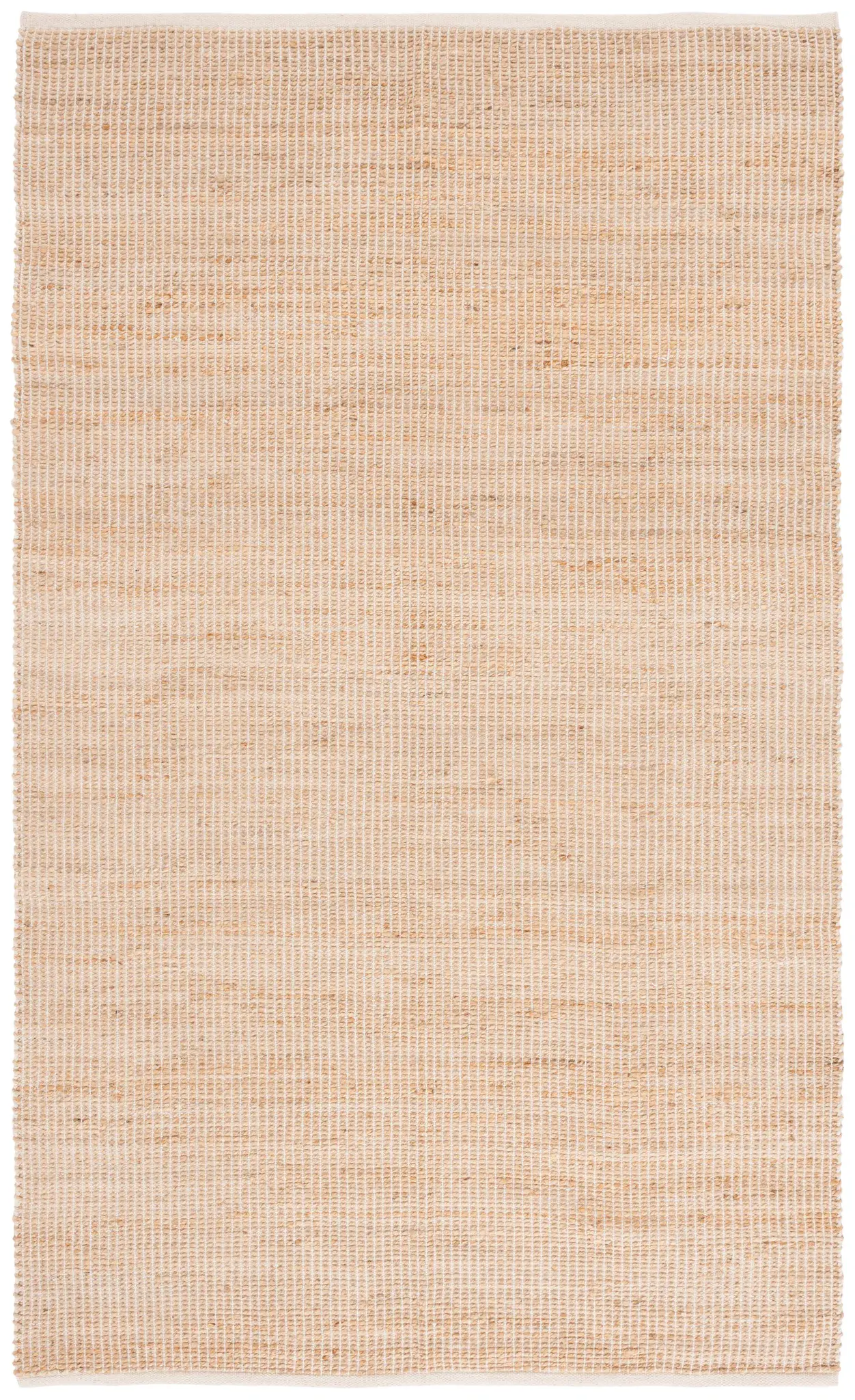 Natural Fiber Ribbed Shag Jute Rug