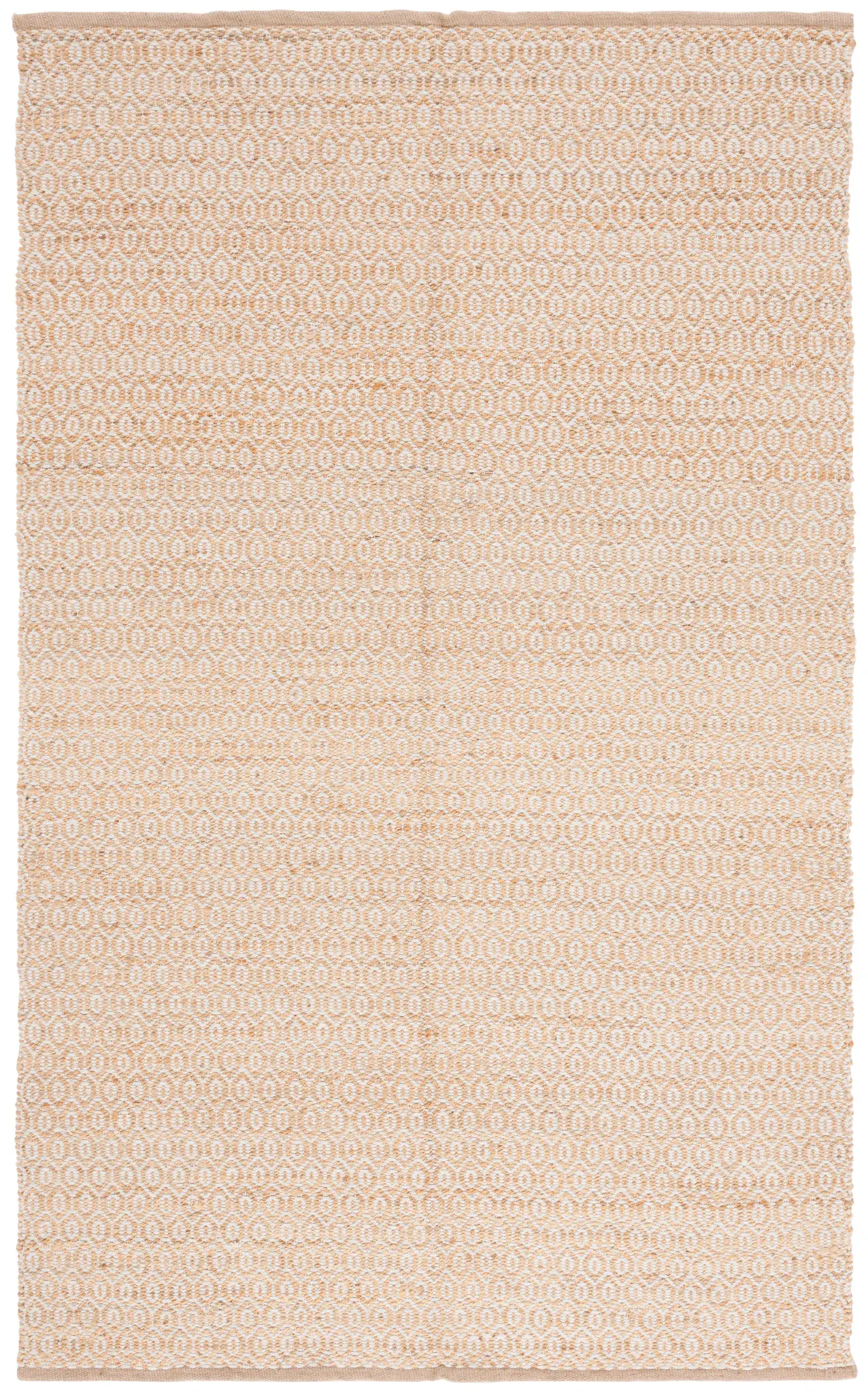 Natural Fiber Honeycomb Shag Jute Rug