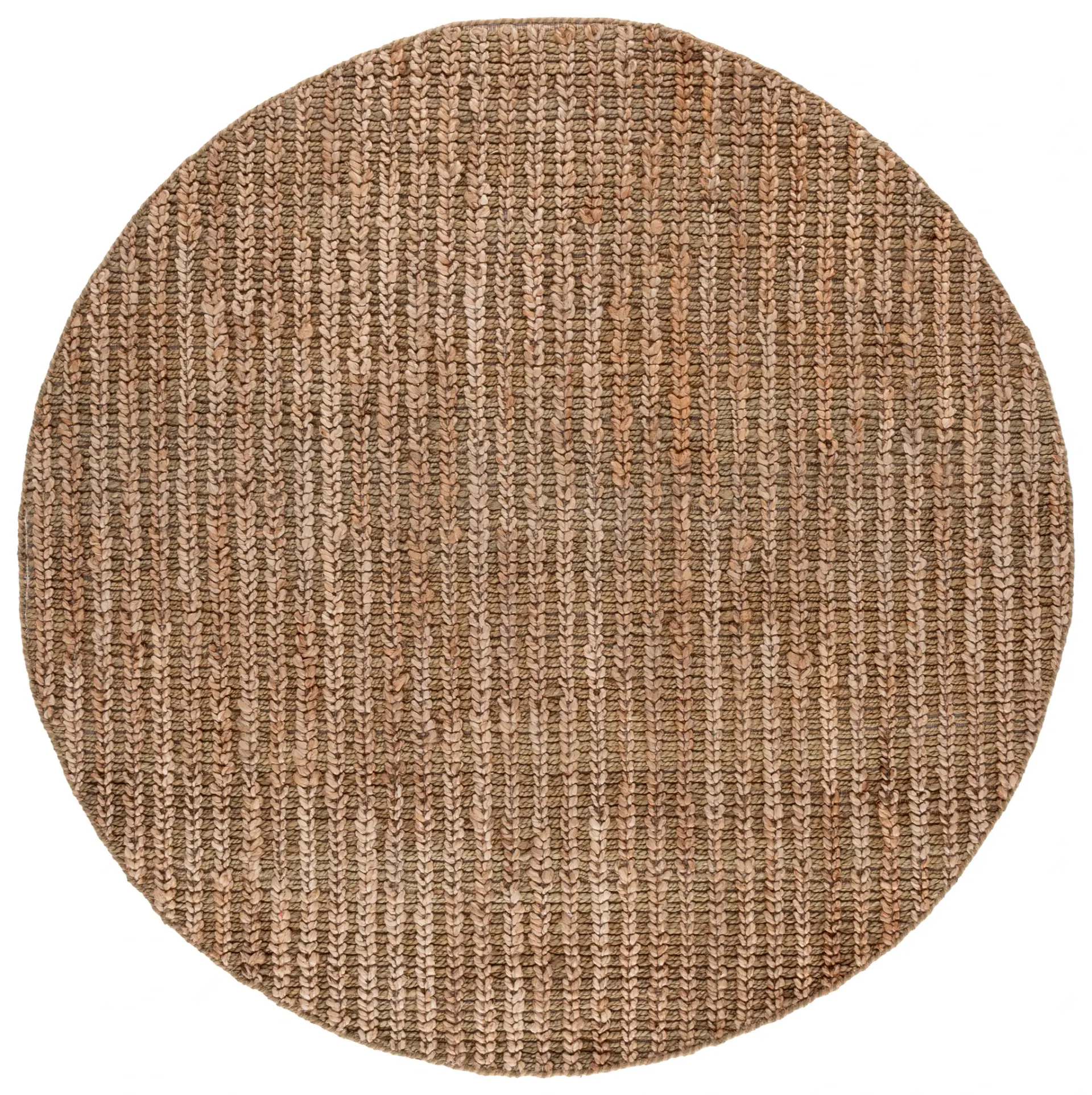 Natural Fiber Couture Striped Jute Hand-Loomed Rug