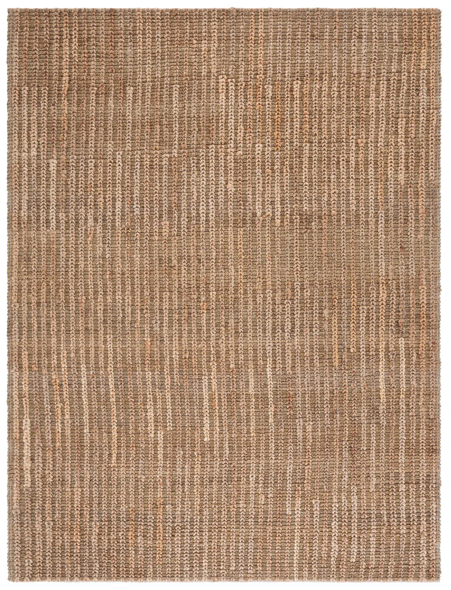 Natural Fiber Couture Striped Jute Hand-Loomed Rug