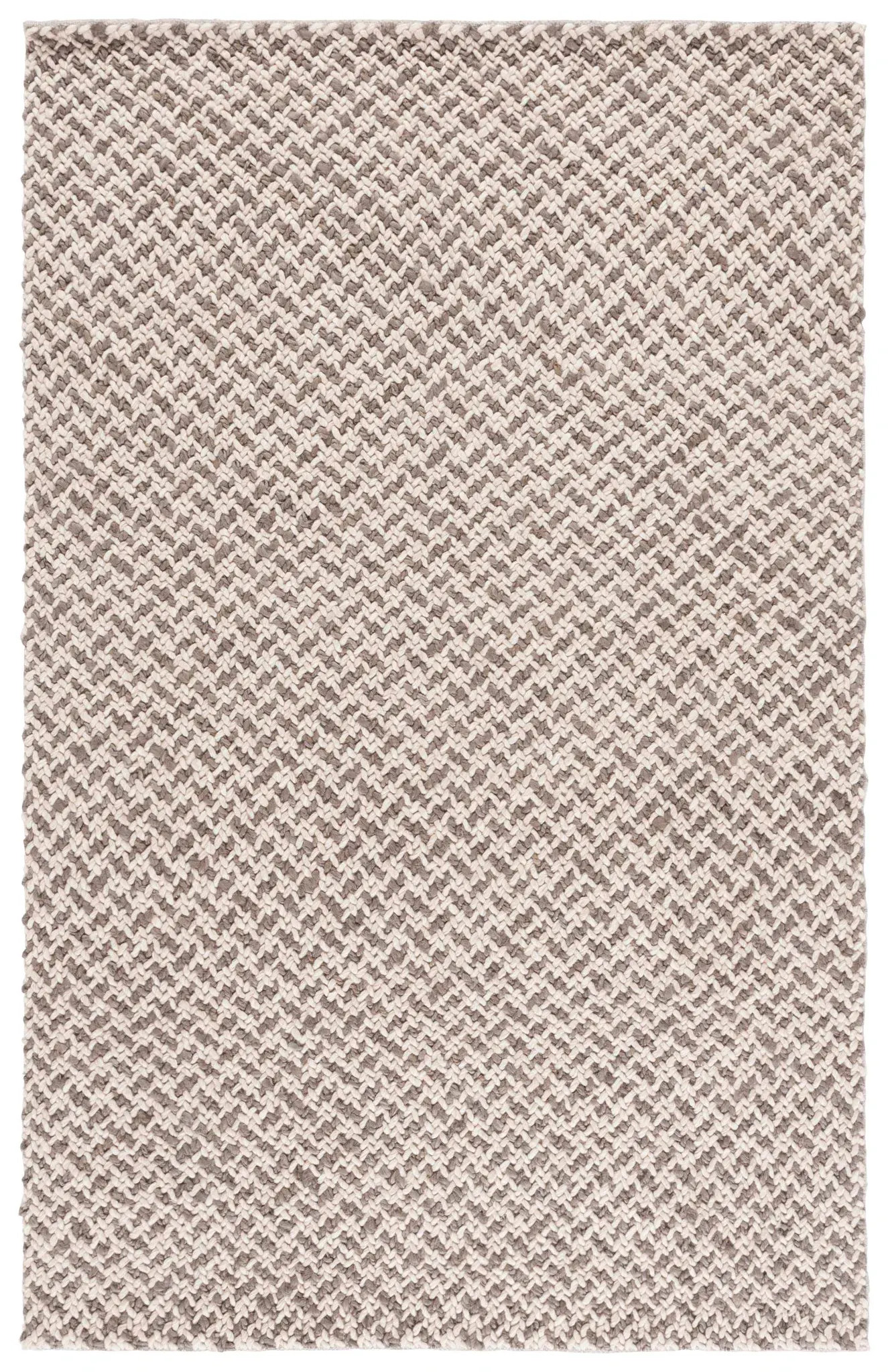 Natural Fiber Couture Basketweave Hand-Loomed Rug