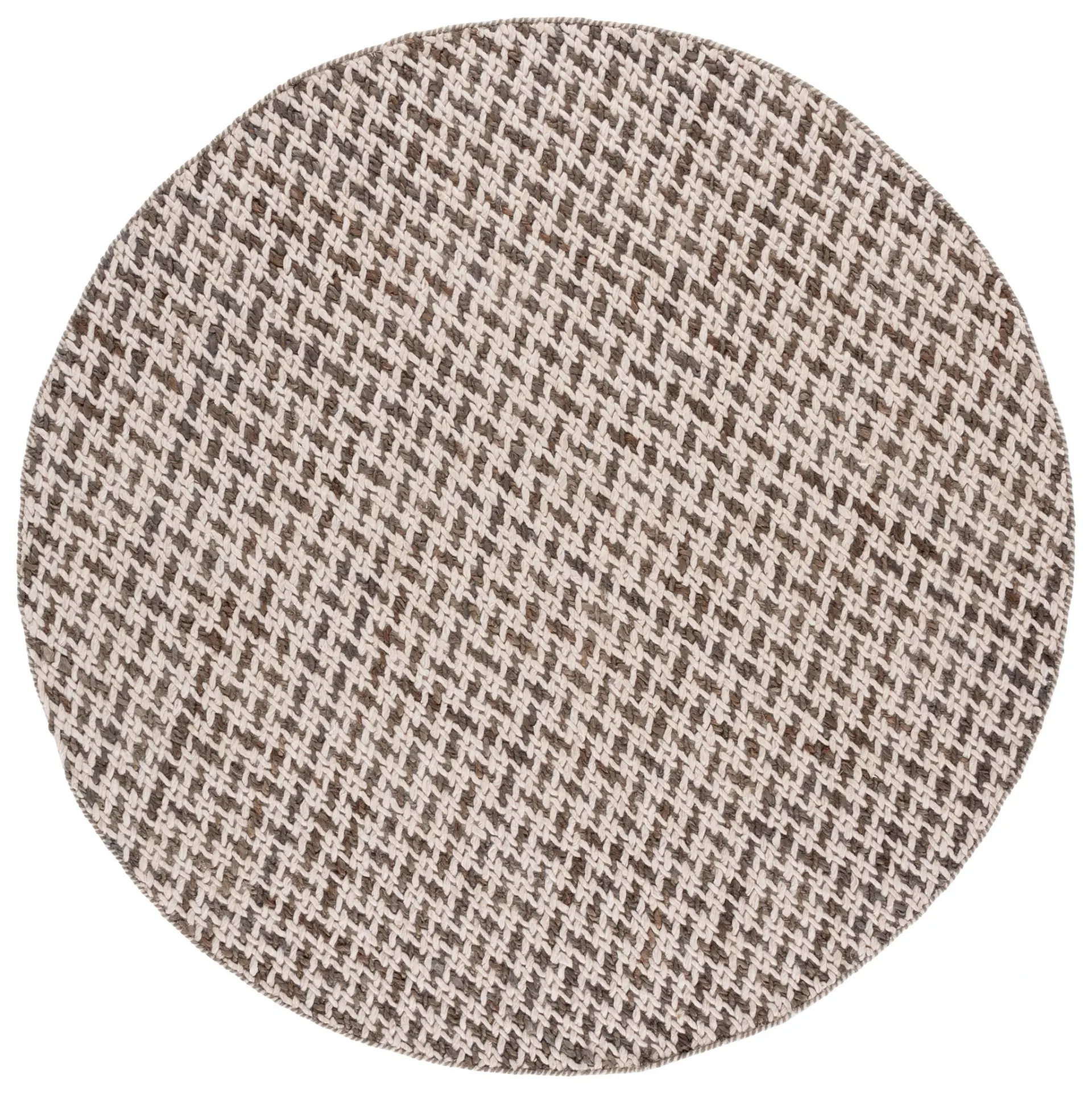 Natural Fiber Couture Basketweave Hand-Loomed Rug