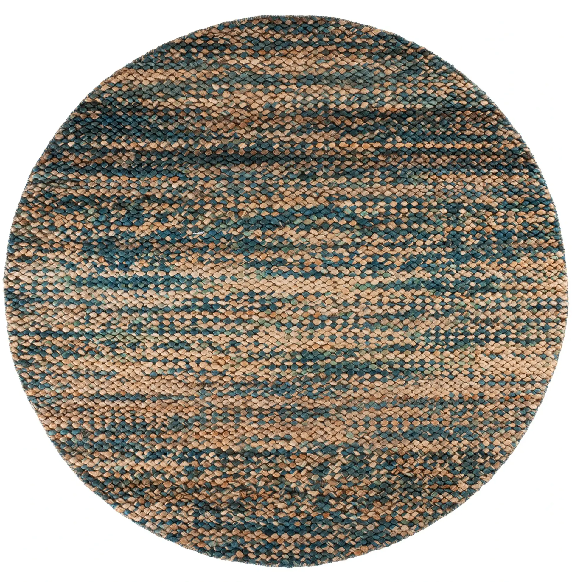 Natural Fiber Couture Natural Fiber Braided Hand-Woven Jute Rug