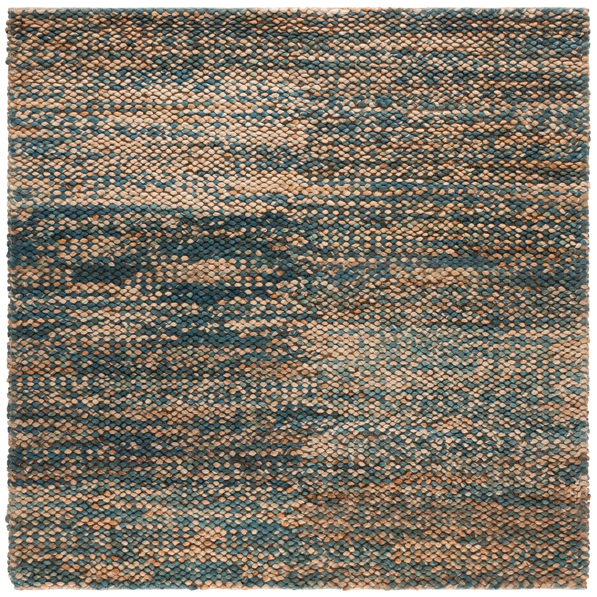Natural Fiber Couture Natural Fiber Braided Hand-Woven Jute Rug