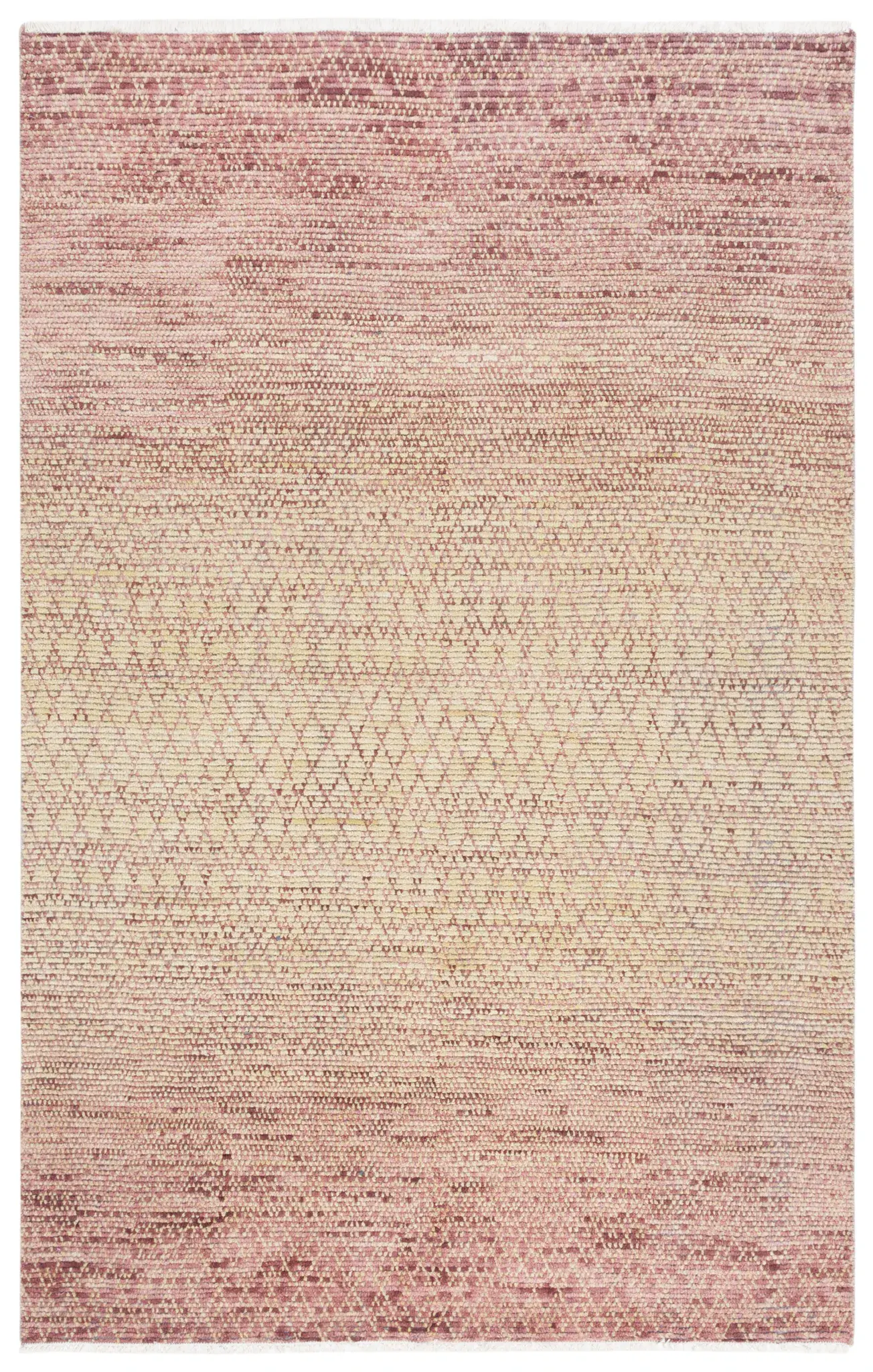 Nomad Diamond Lattice Hand-Knotted Wool Rug