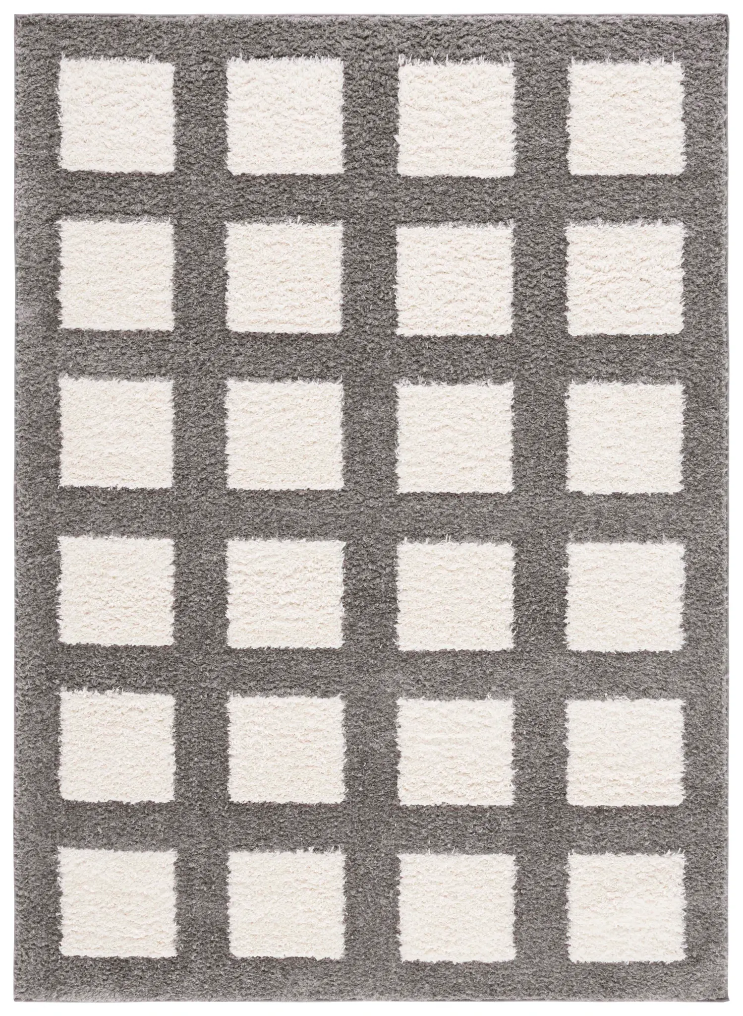 Norway Grid Shag Rug