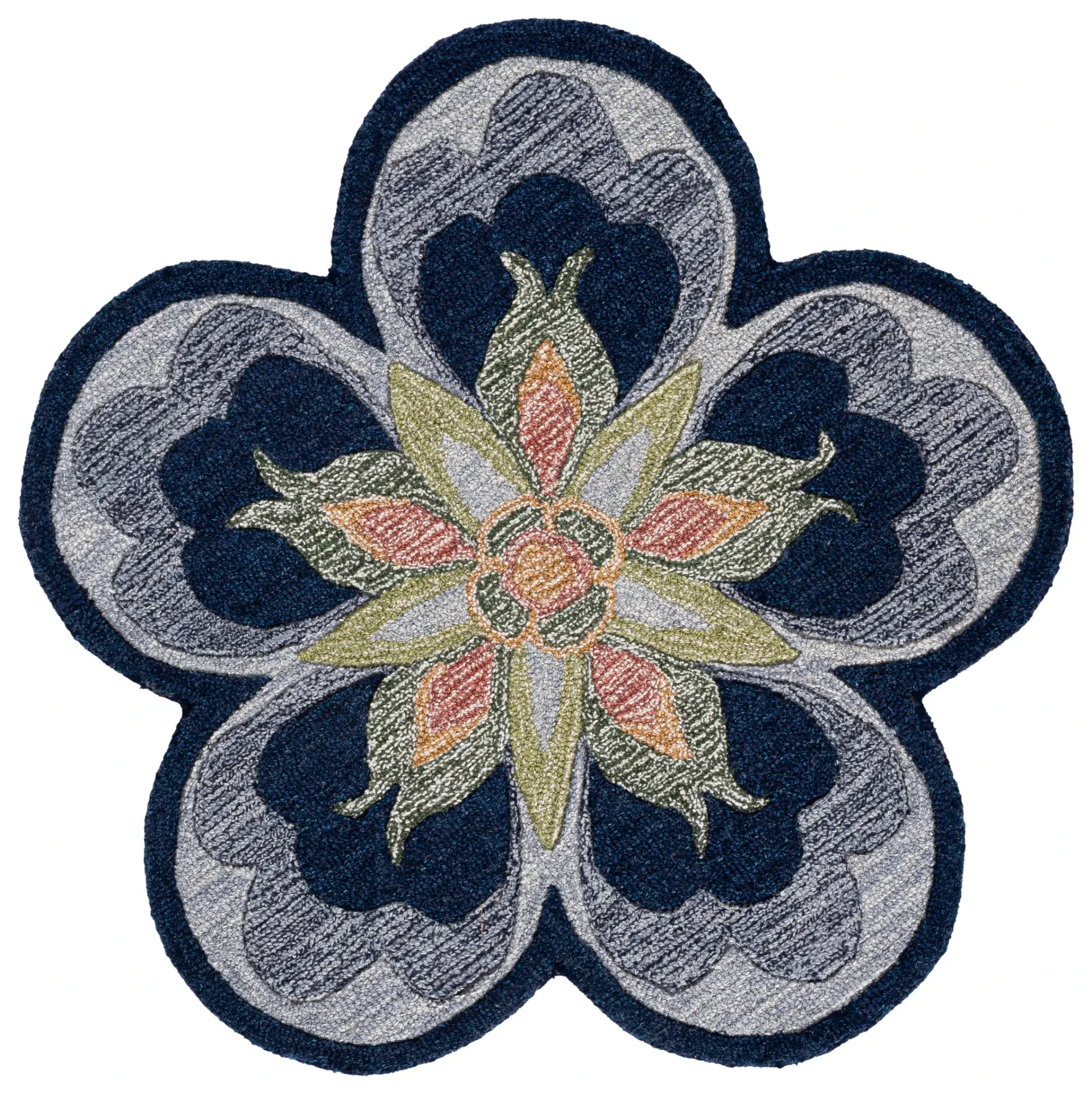 Novelty Blossom Hand-Tufted Wool Rug