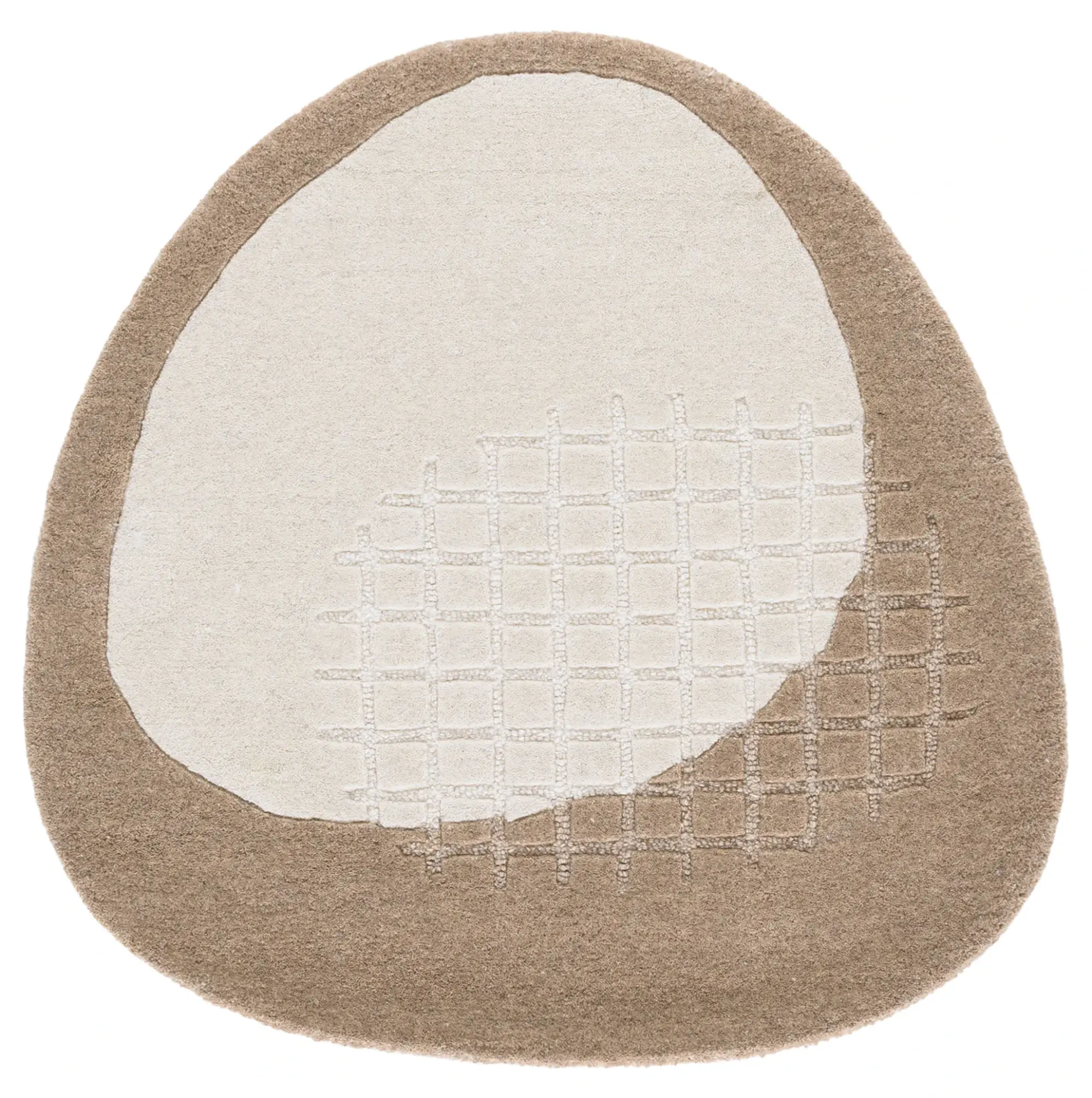Novelty Organic Pebble Hand-Tufted Wool Rug