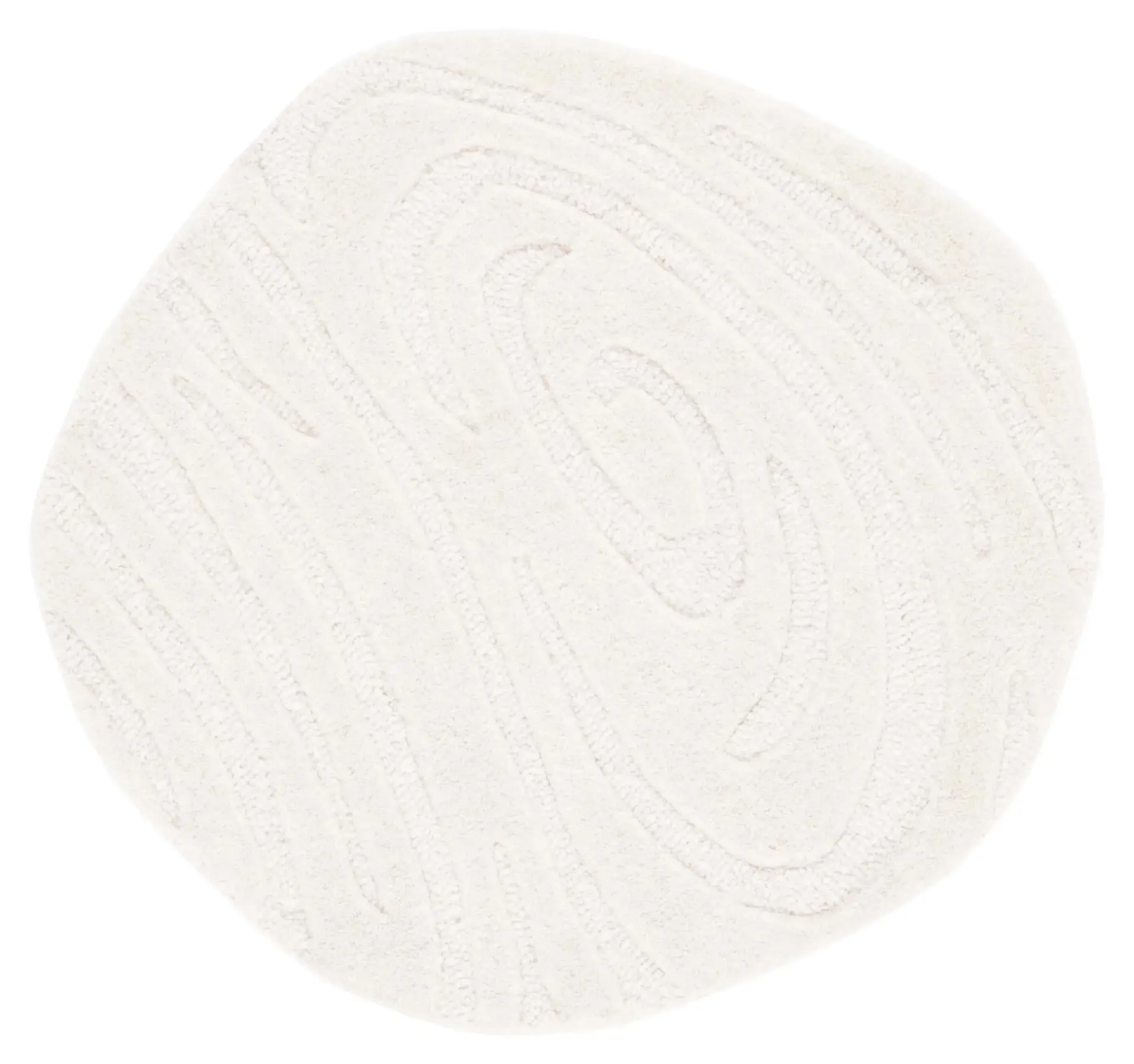 Novelty Organic Ripple Hand-Tufted Wool Rug