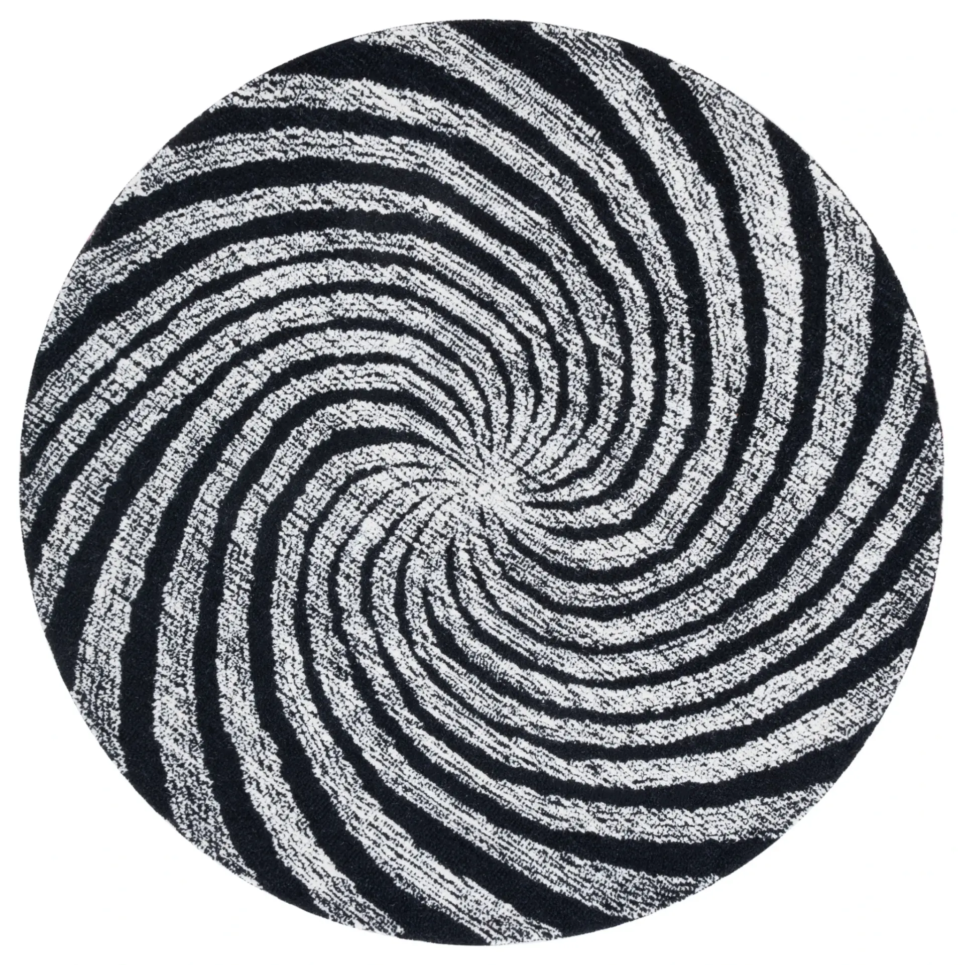 Novelty Spiral Wool Rug