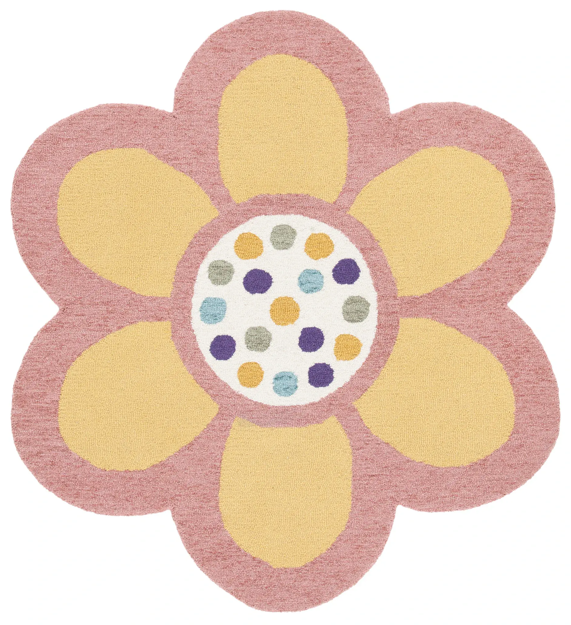 Novelty Daisy Hand-Tufted Wool Rug