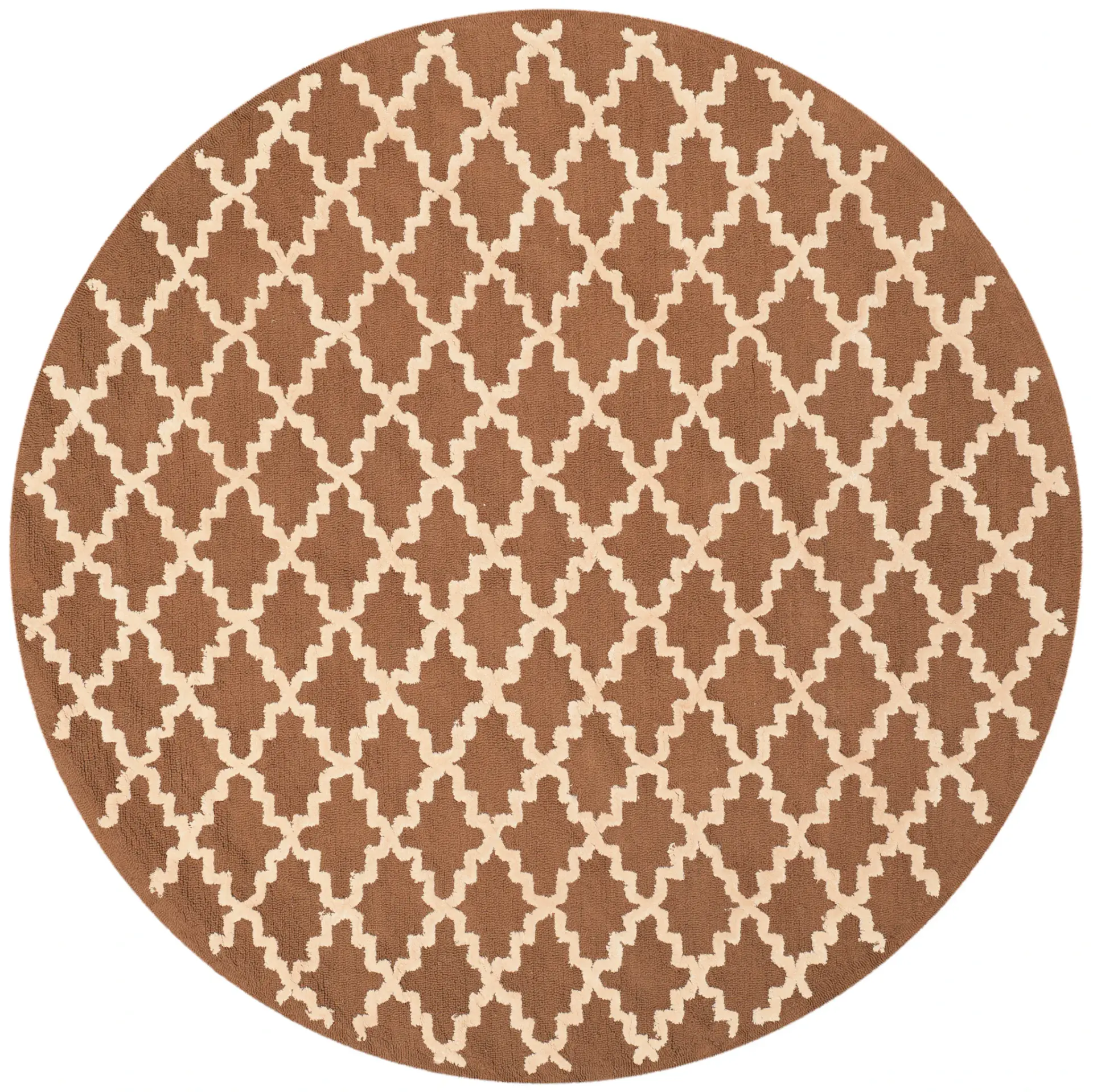 Newport Trellis Hand-Hooked Cotton Rug
