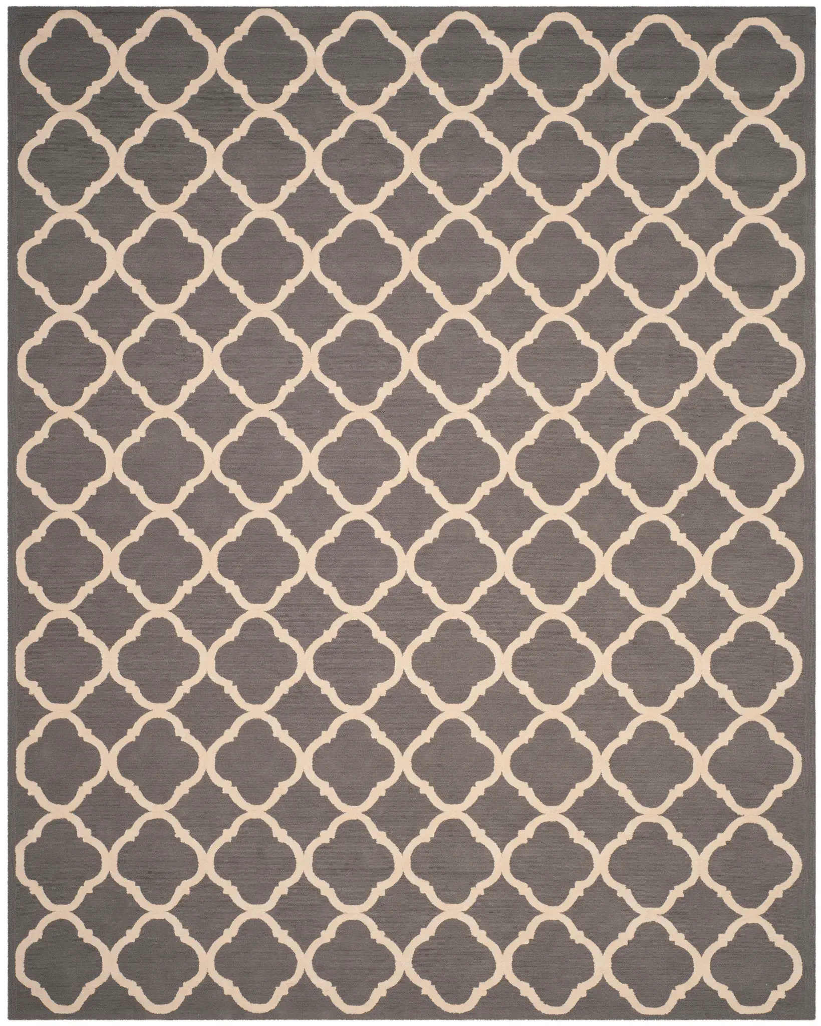 Newport Moroccan Trellis Hand-Hooked Cotton Rug