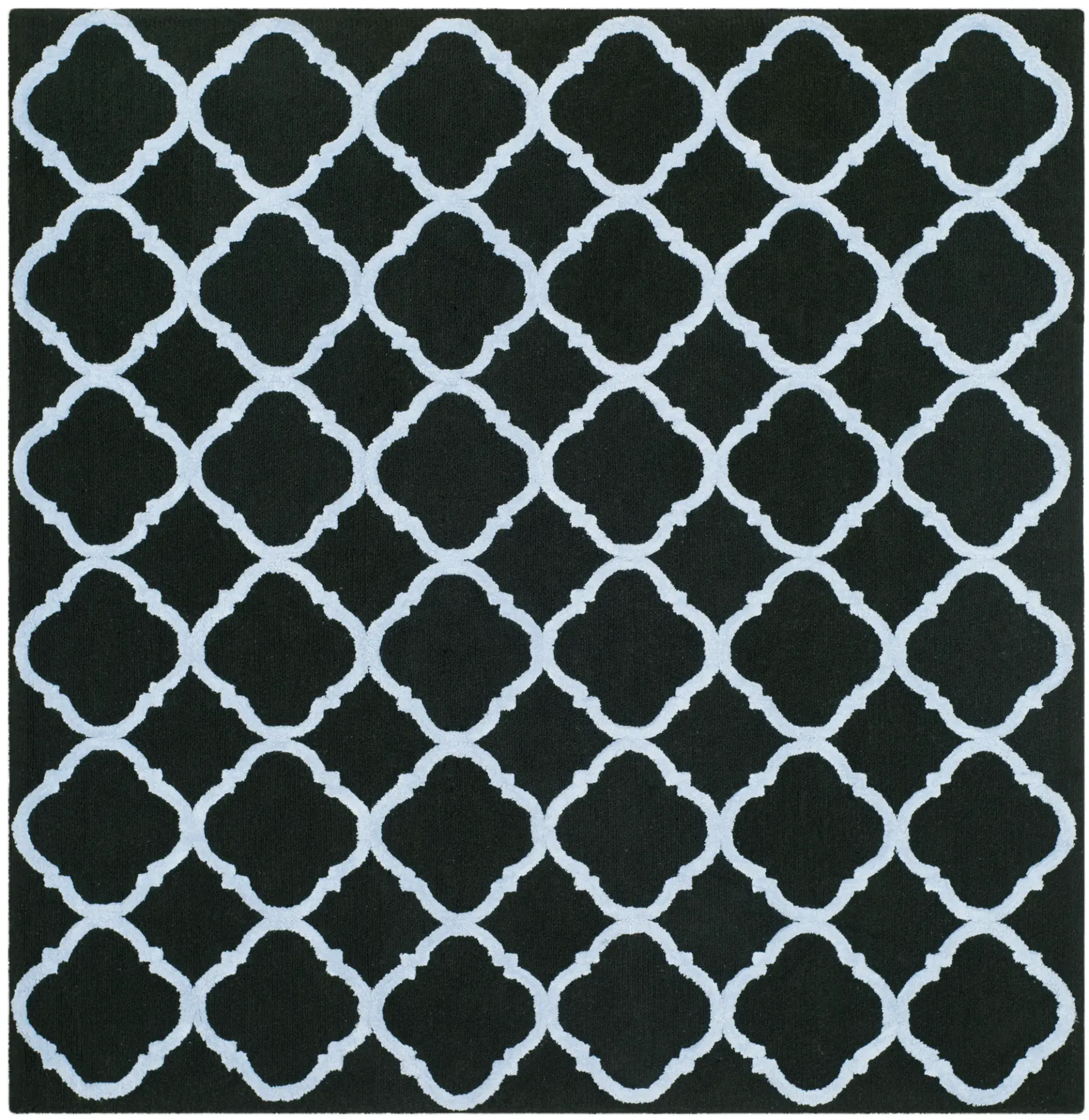 Newport Moroccan Trellis Hand-Hooked Cotton Rug
