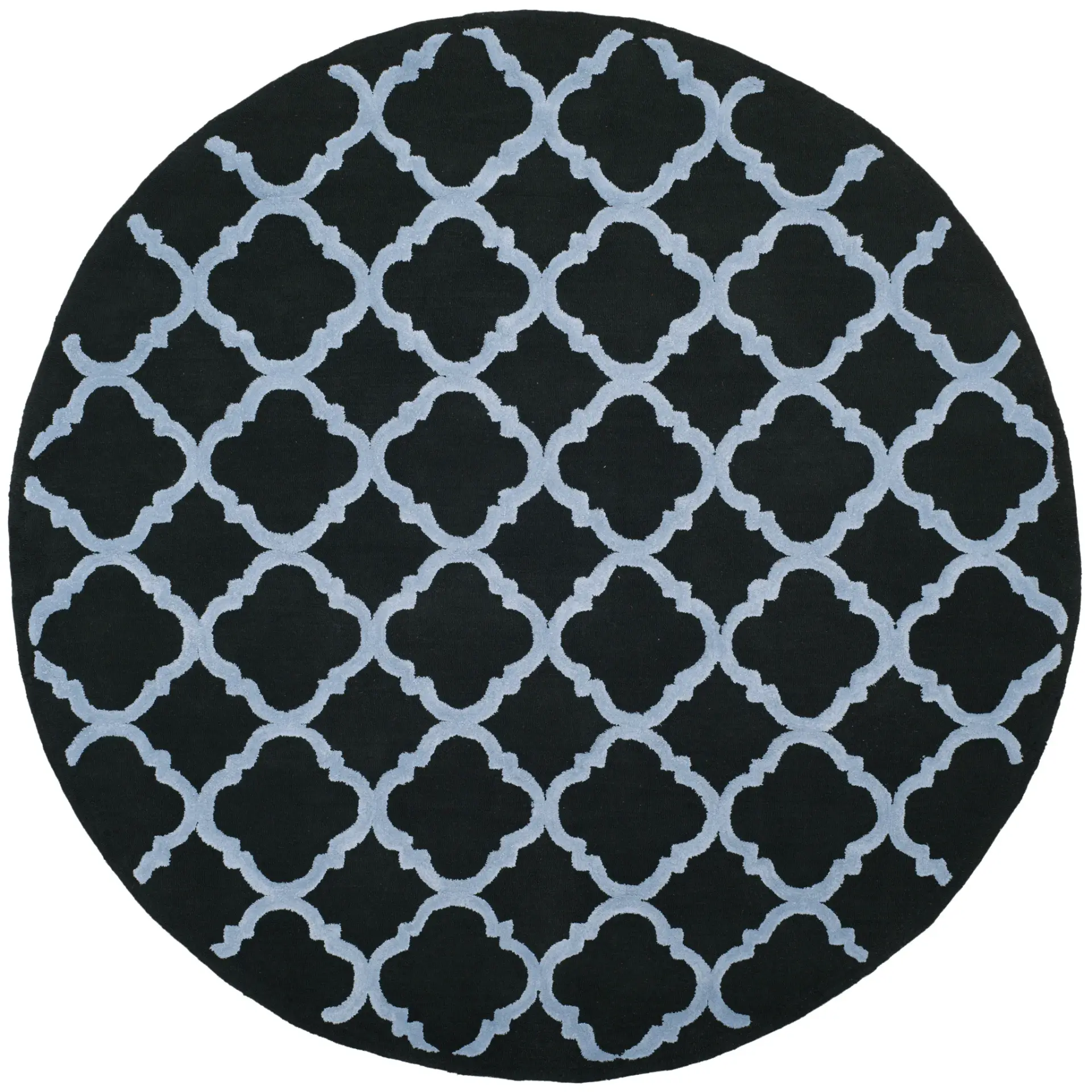 Newport Moroccan Trellis Hand-Hooked Cotton Rug