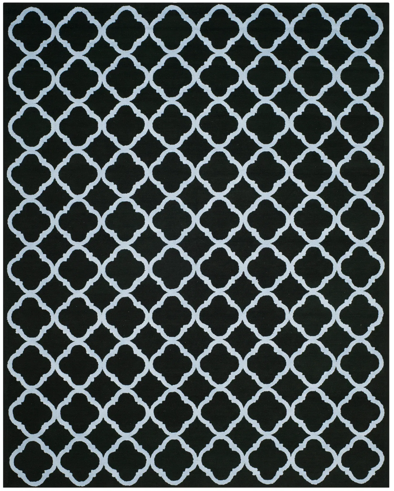 Newport Moroccan Trellis Hand-Hooked Cotton Rug