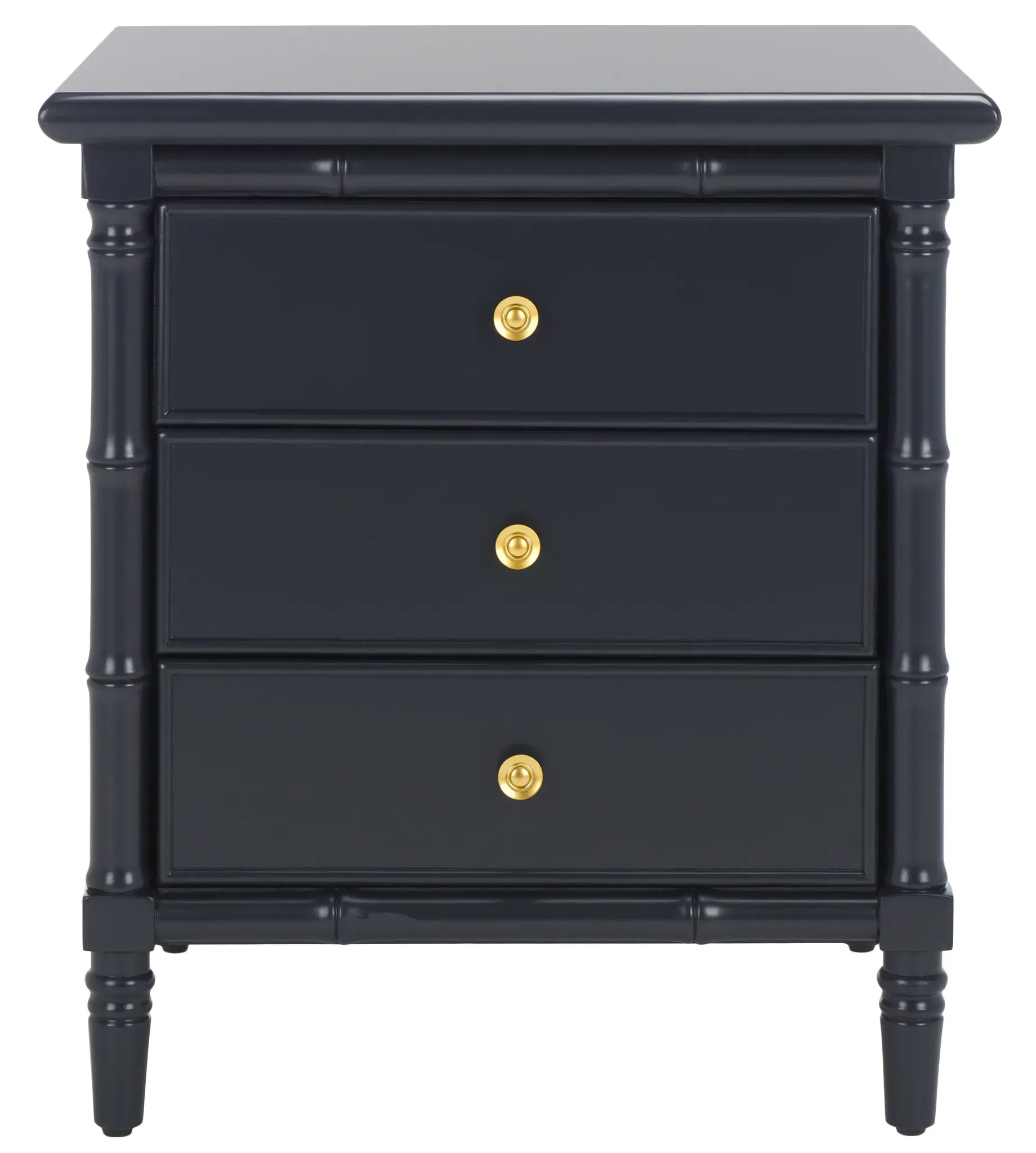 Mina Three-Drawer Nightstand