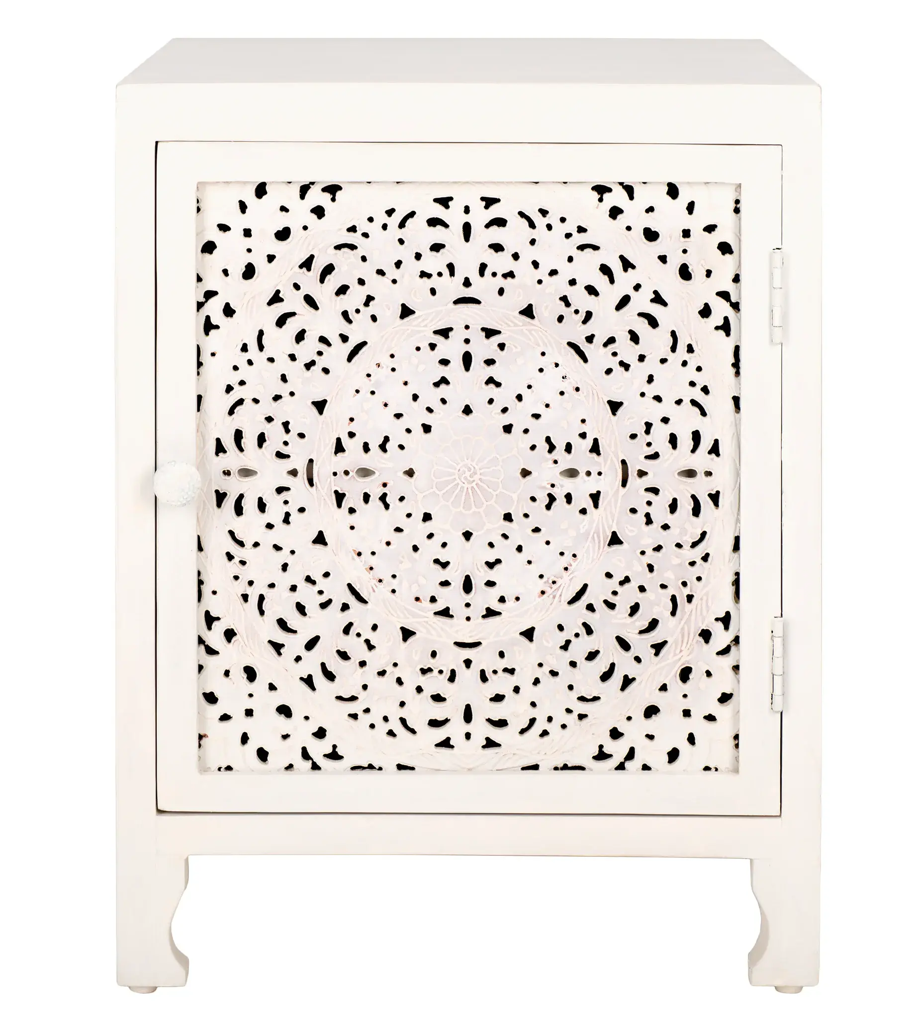 Raura Two-Shelf One-Door Nightstand
