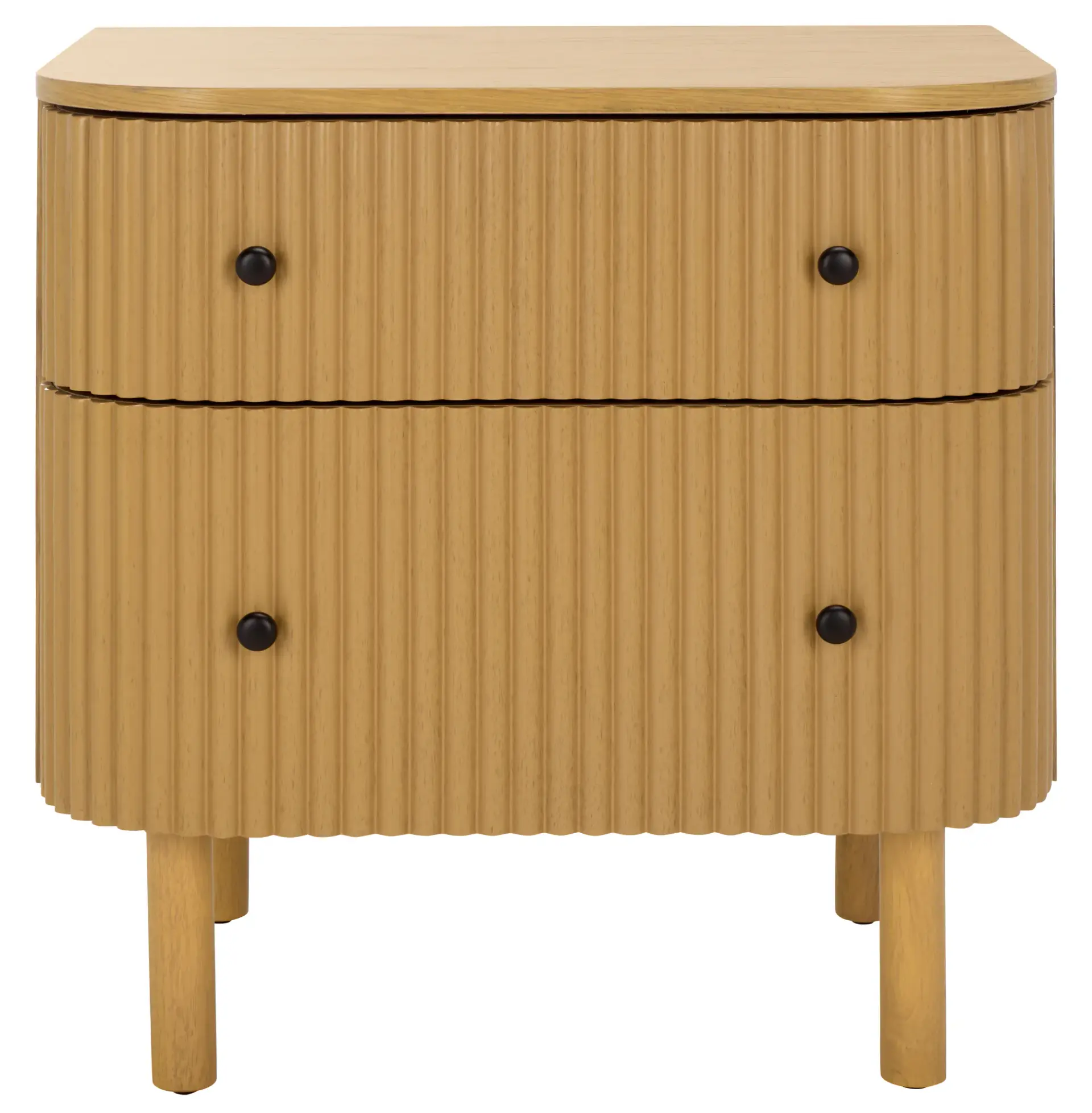 Himanshu Two-Drawer Nightstand