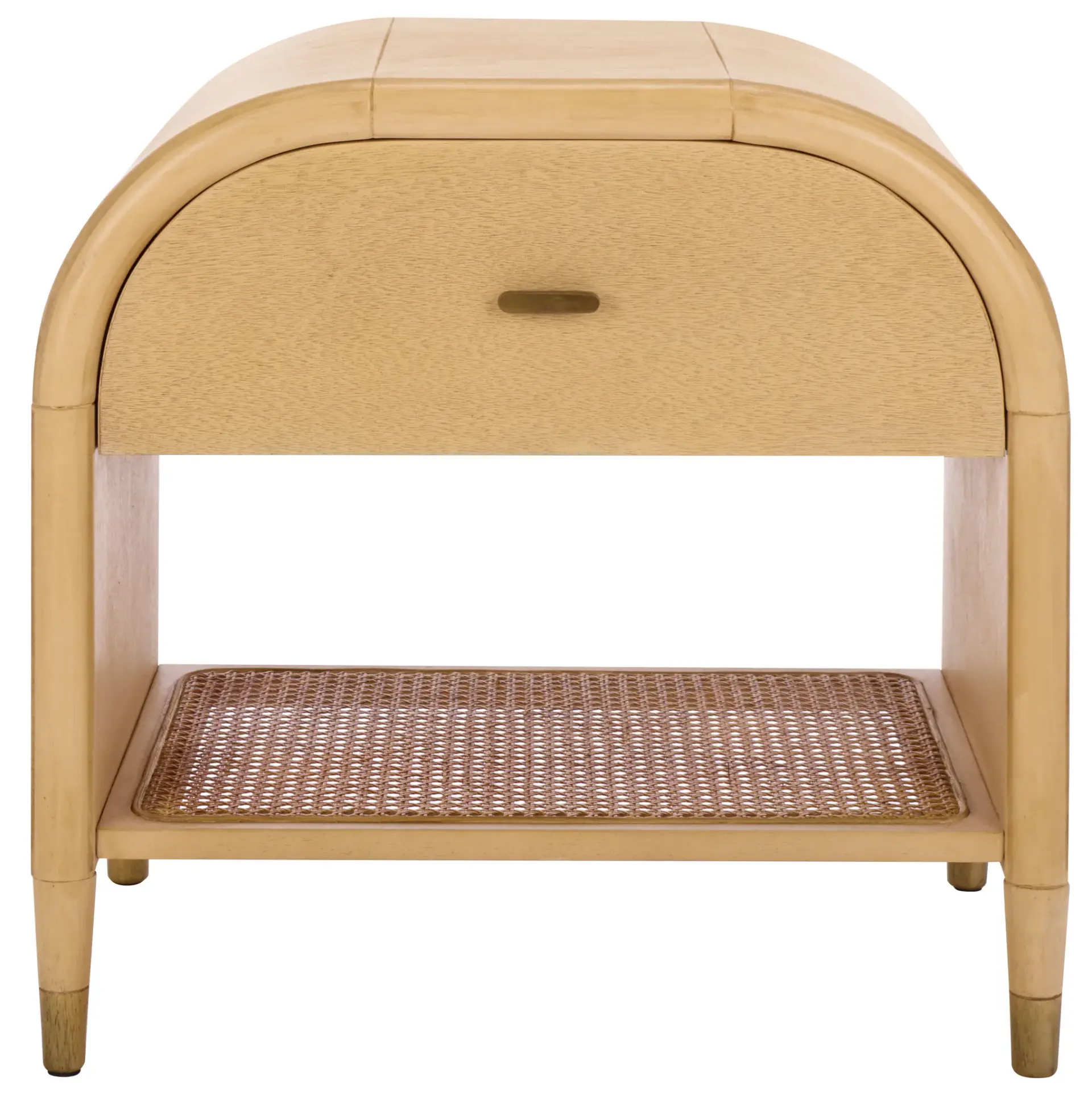 Mahan One-Shelf One-Drawer Nightstand