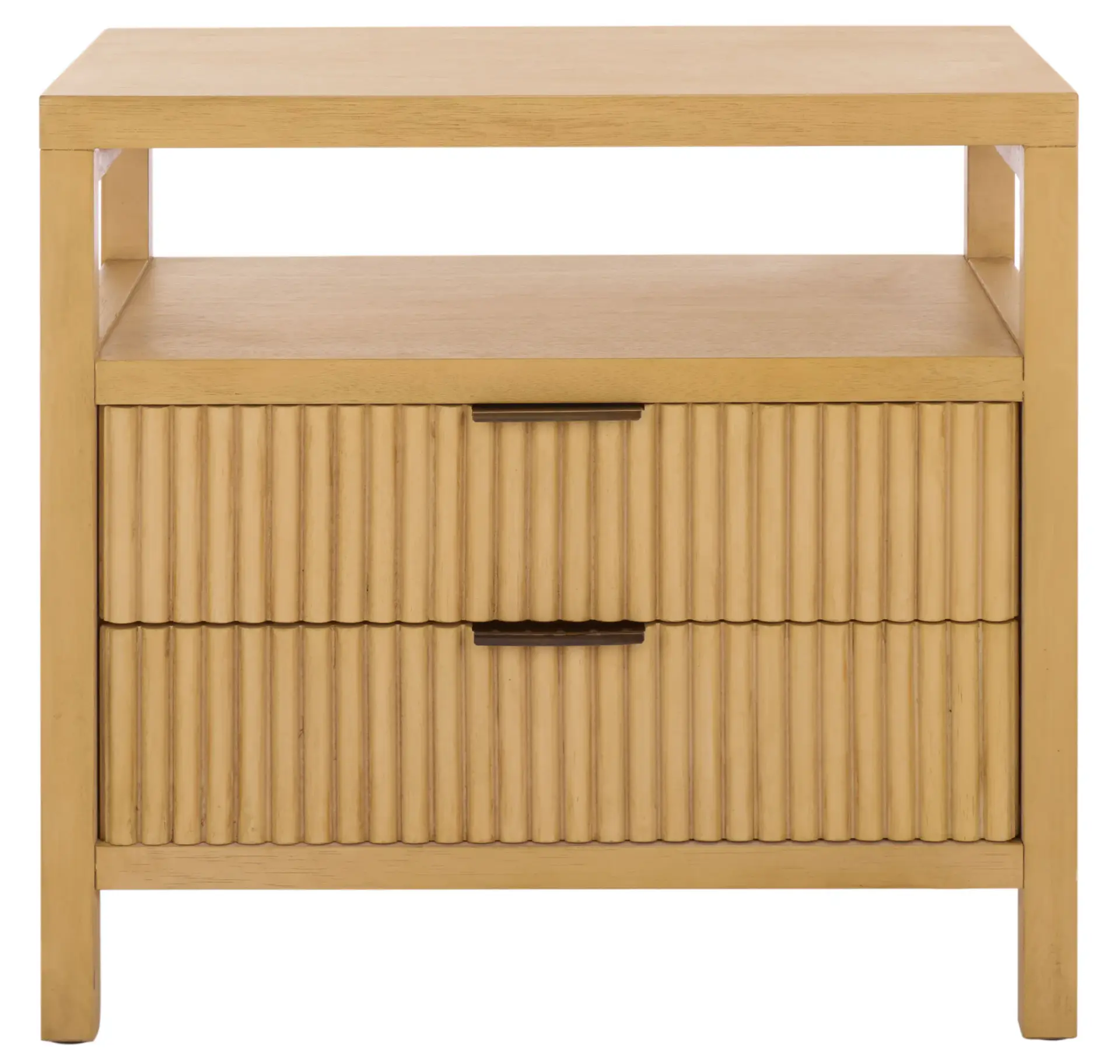 Maruba Two-Drawer One-Shelf Nightstand