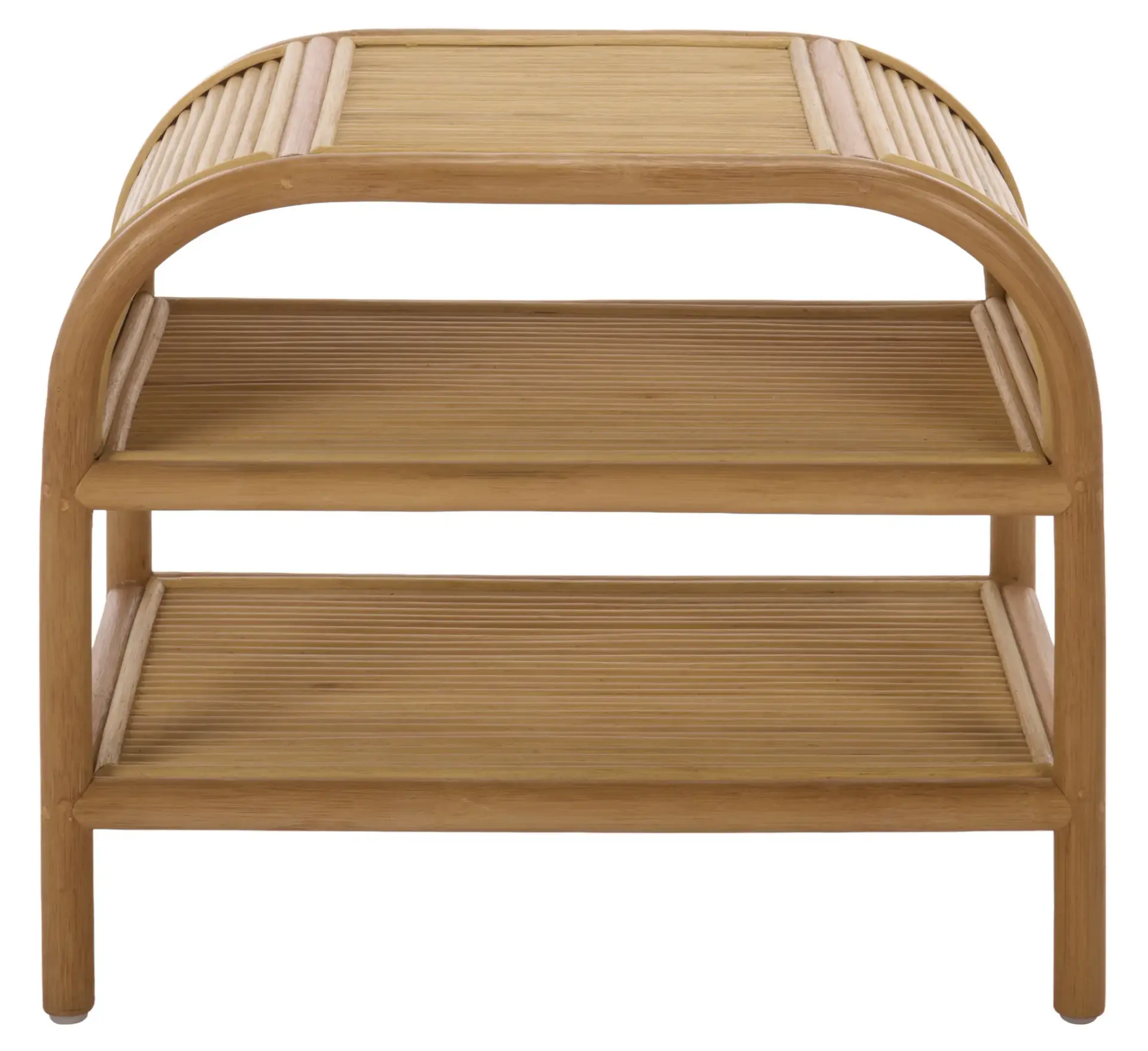 Kimura 2 Shelf Rattan Nightstand