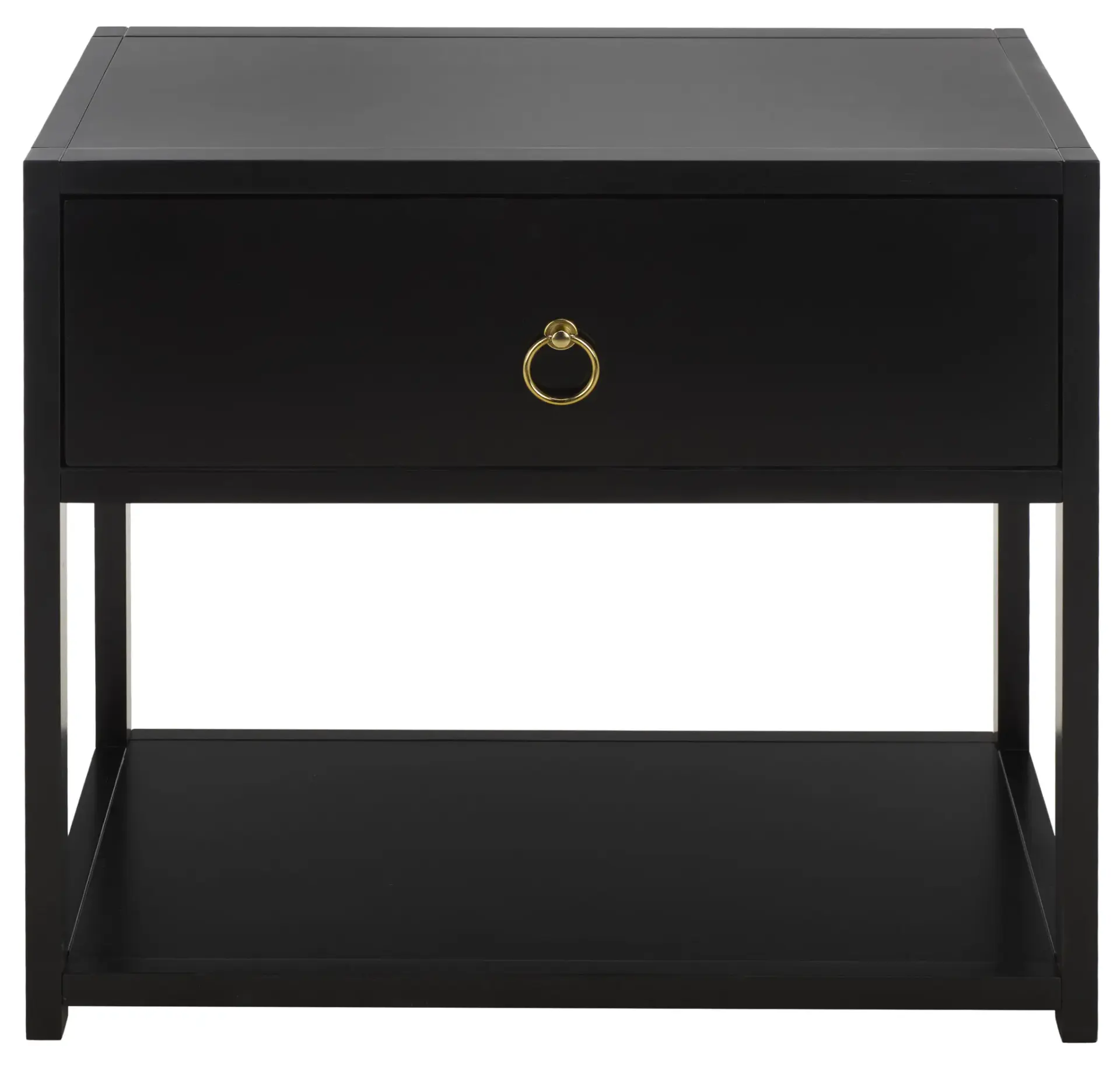 Large Sadie One-Drawer One-Shelf Nightstand